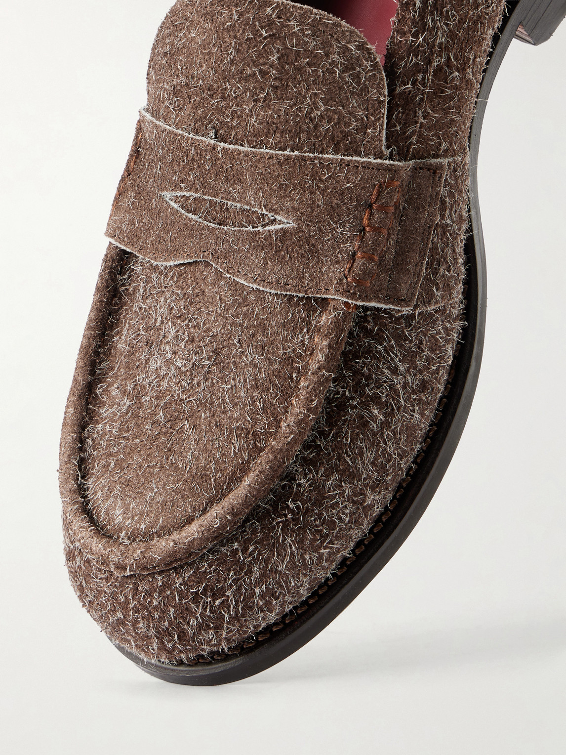 Nate Suede Penny Loafers