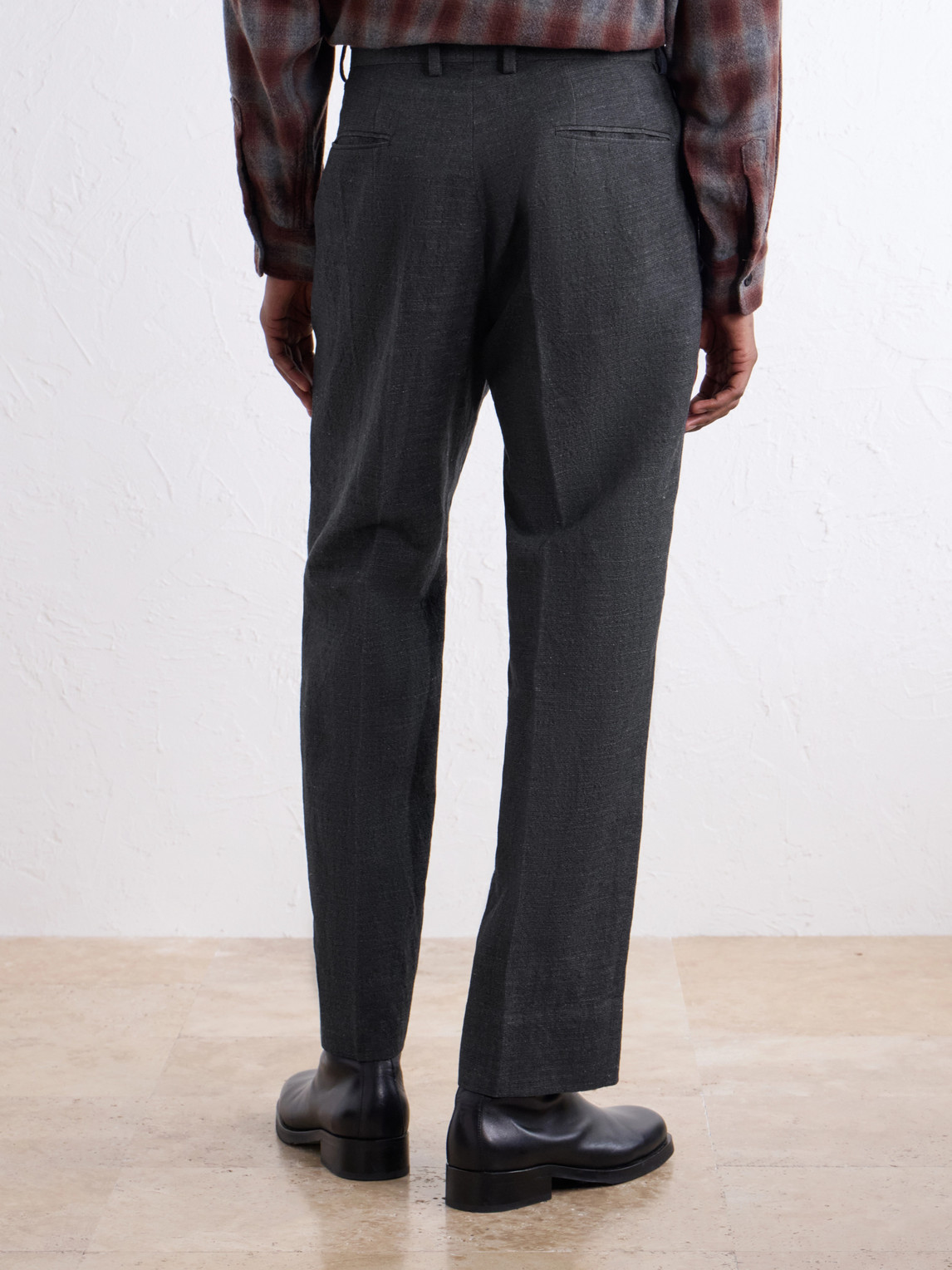 Straight-Leg Wool, Linen And Hemp-Blend Suit Trousers