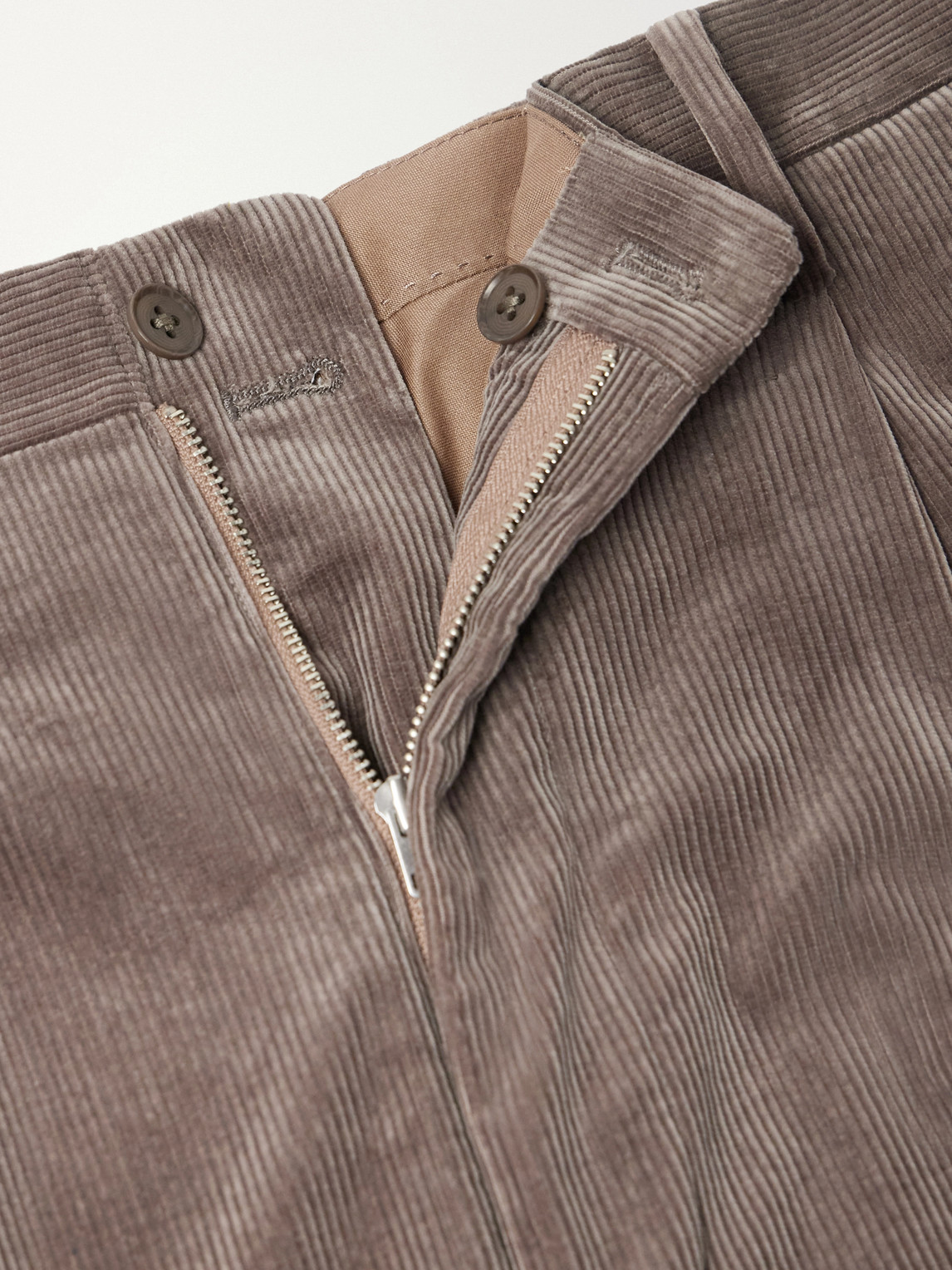 Straight-Leg Cotton- Corduroy