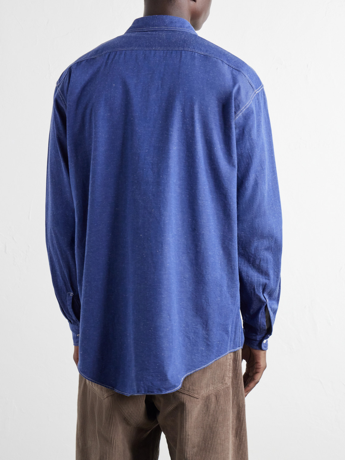 Work Suvin Cotton And Hemp-Blend Shirt