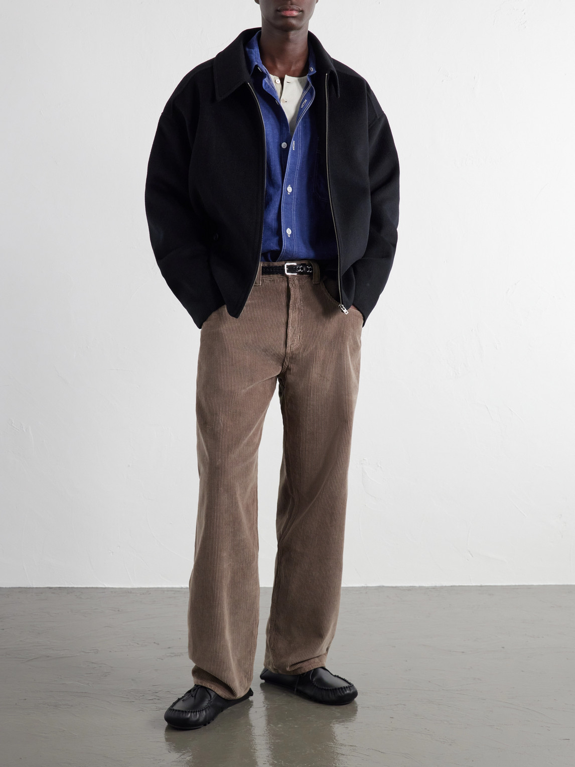 Work Suvin Cotton And Hemp-Blend Shirt