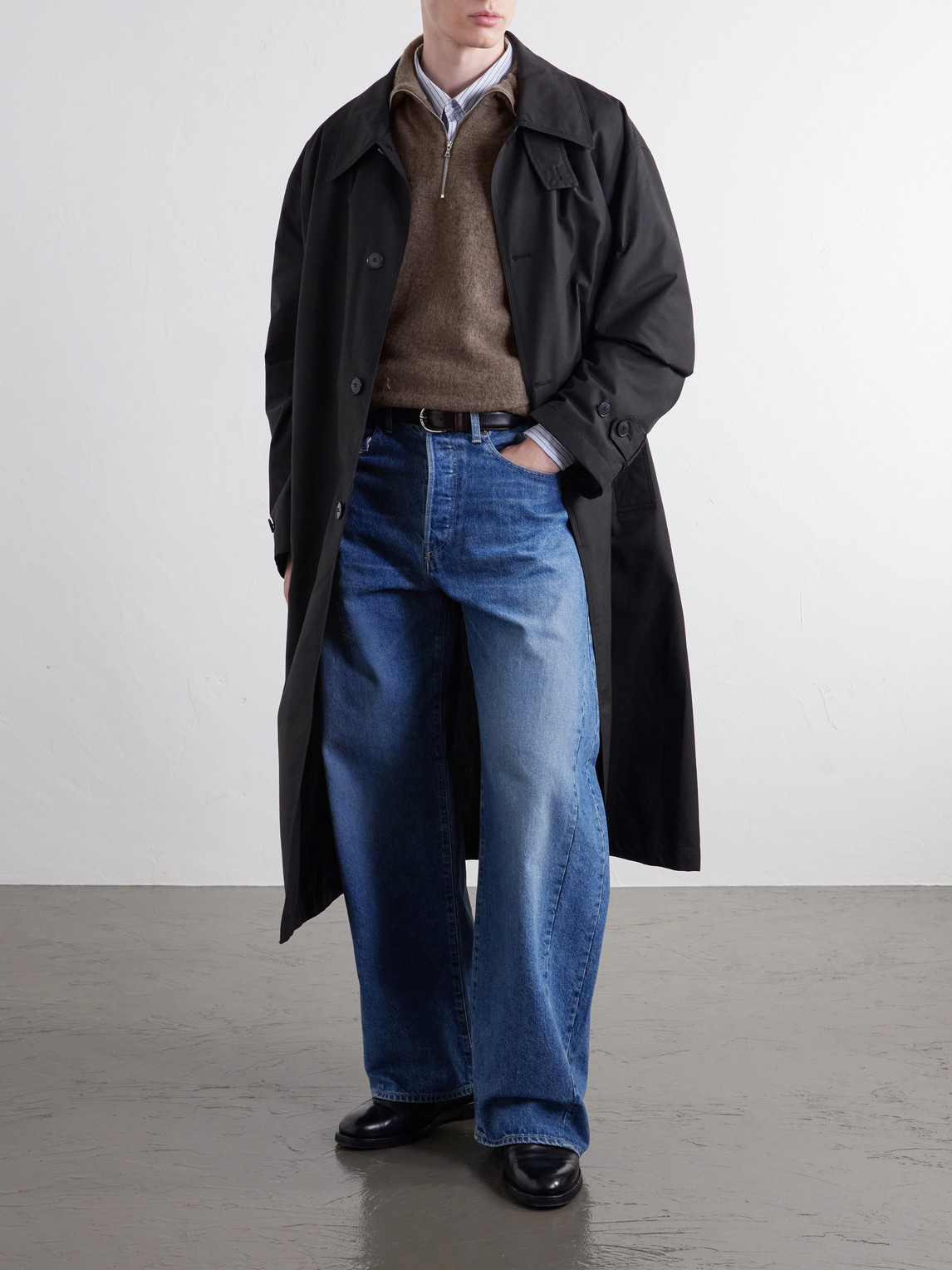 And Silk-Blend Fleece Zip-Up Sweater