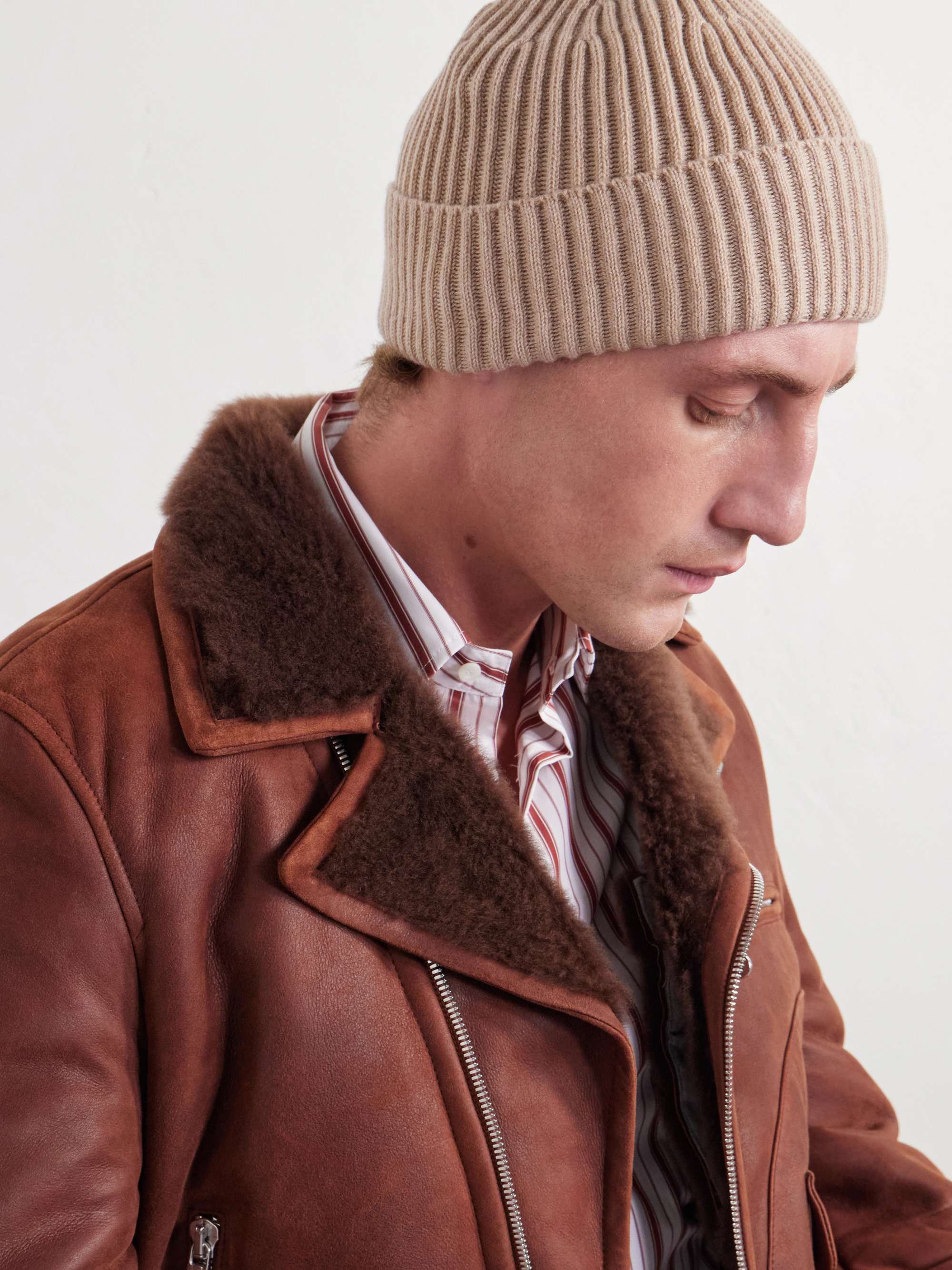 BRUNELLO CUCINELLI Ribbed Cashmere Beanie