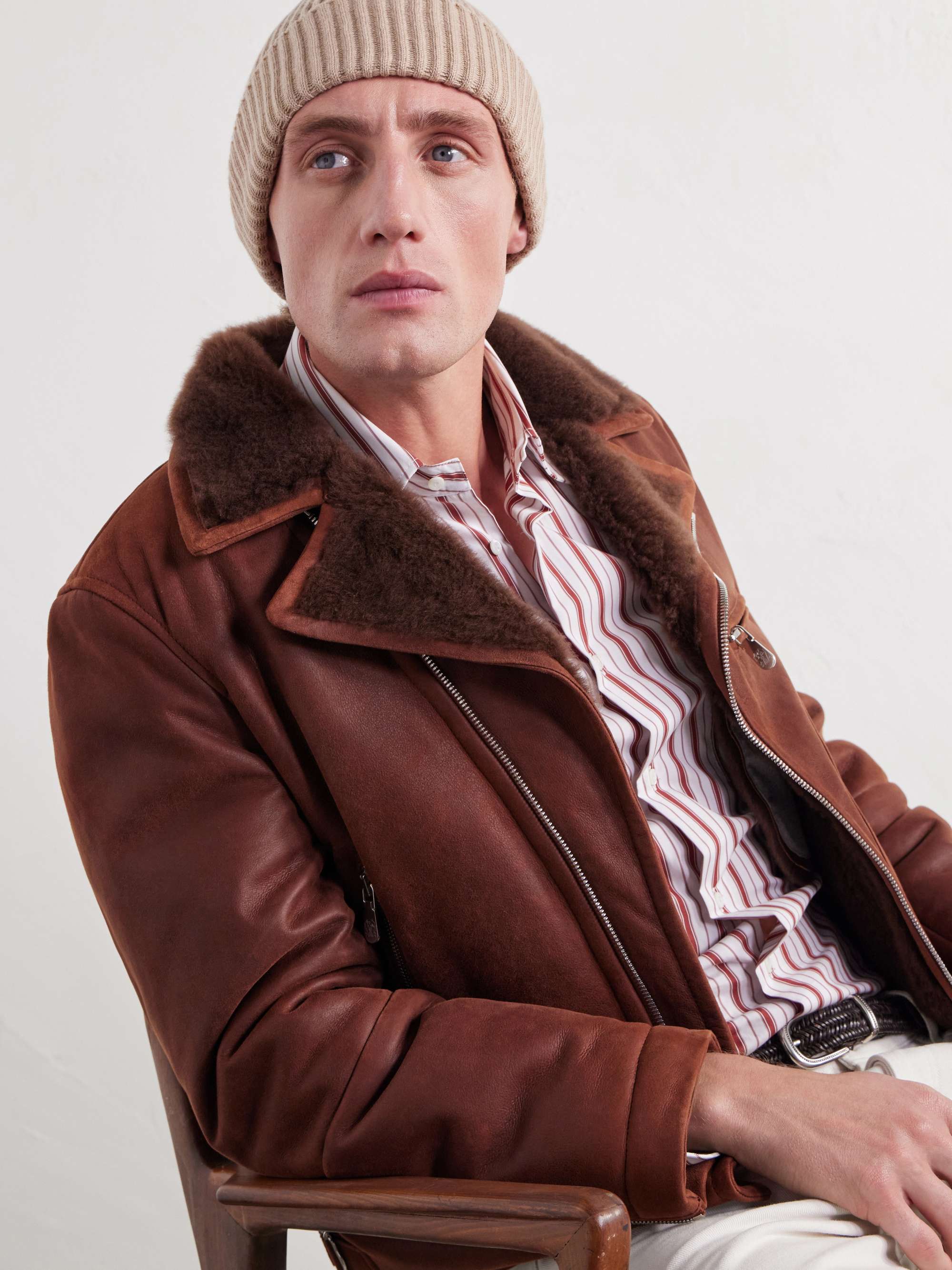 BRUNELLO CUCINELLI Ribbed Cashmere Beanie