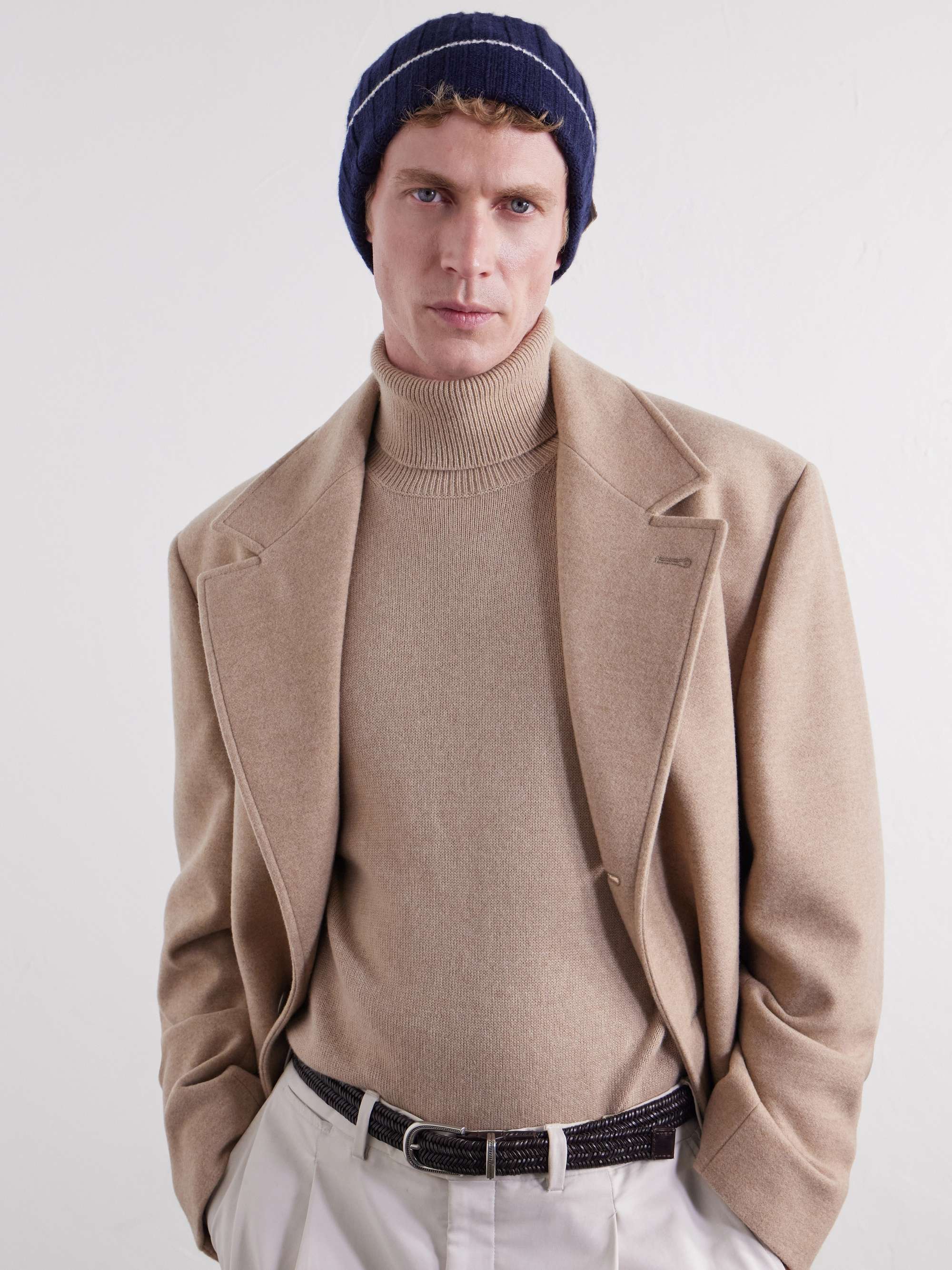 BRUNELLO CUCINELLI Ribbed Cashmere Beanie