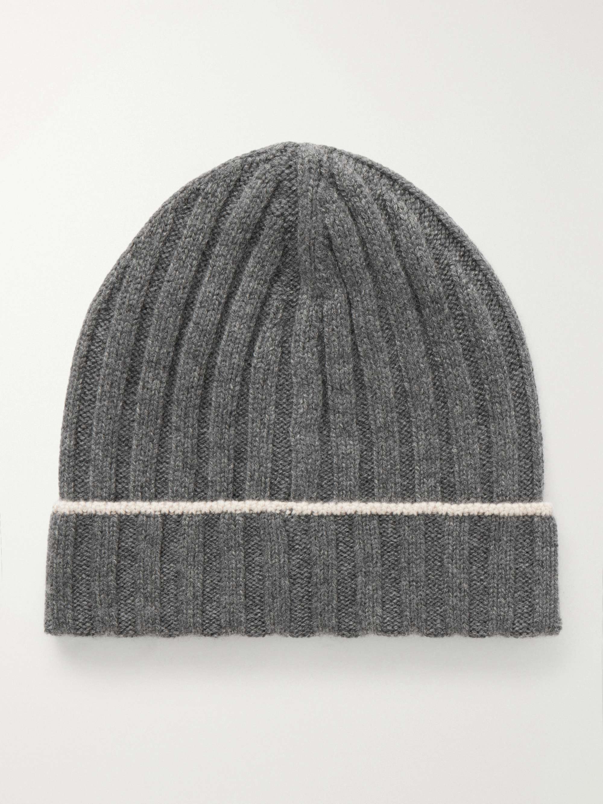 BRUNELLO CUCINELLI Ribbed Cashmere Beanie