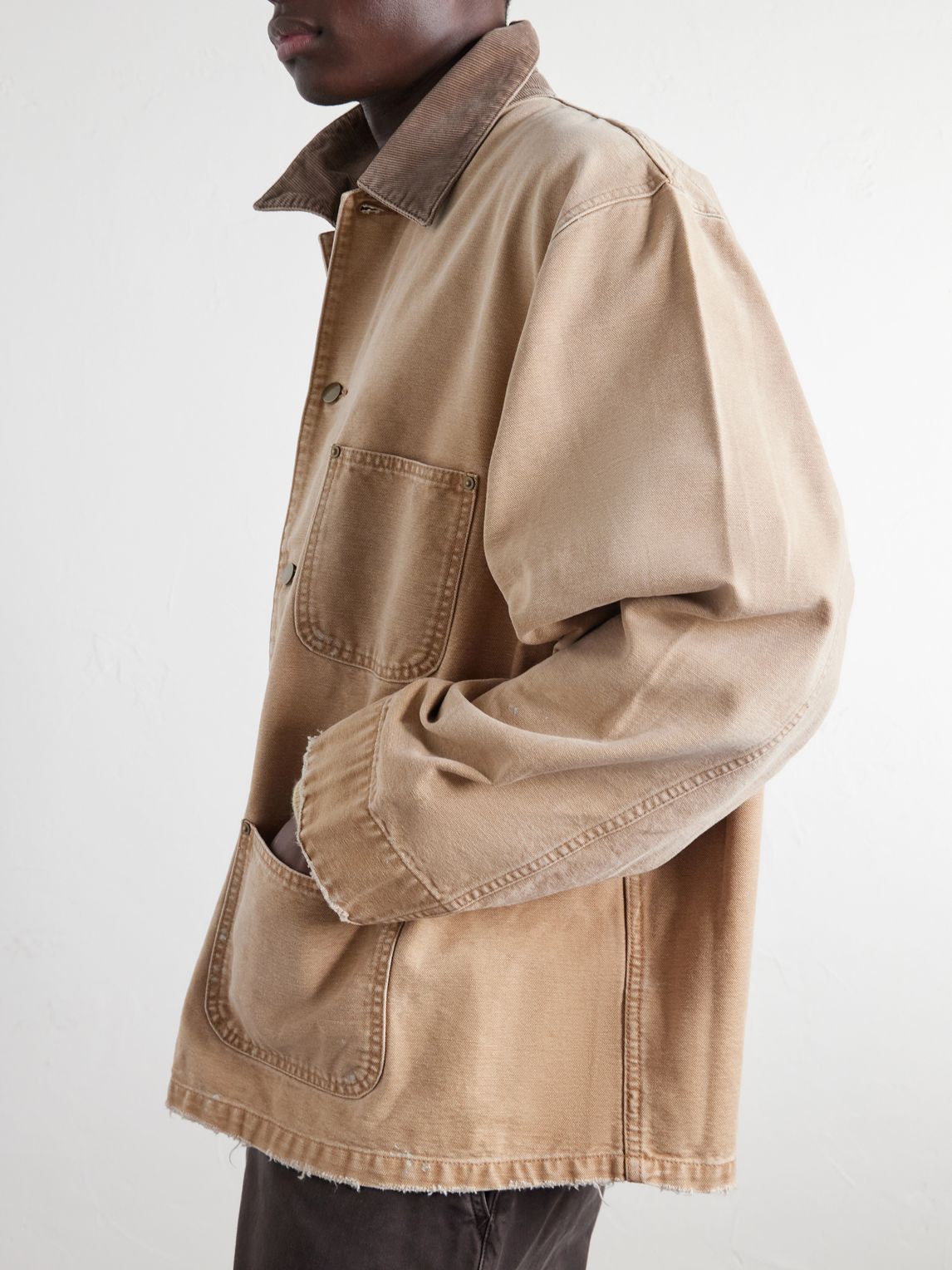 JOHN ELLIOTT 데저트 스노우 디스트레스드 자켓