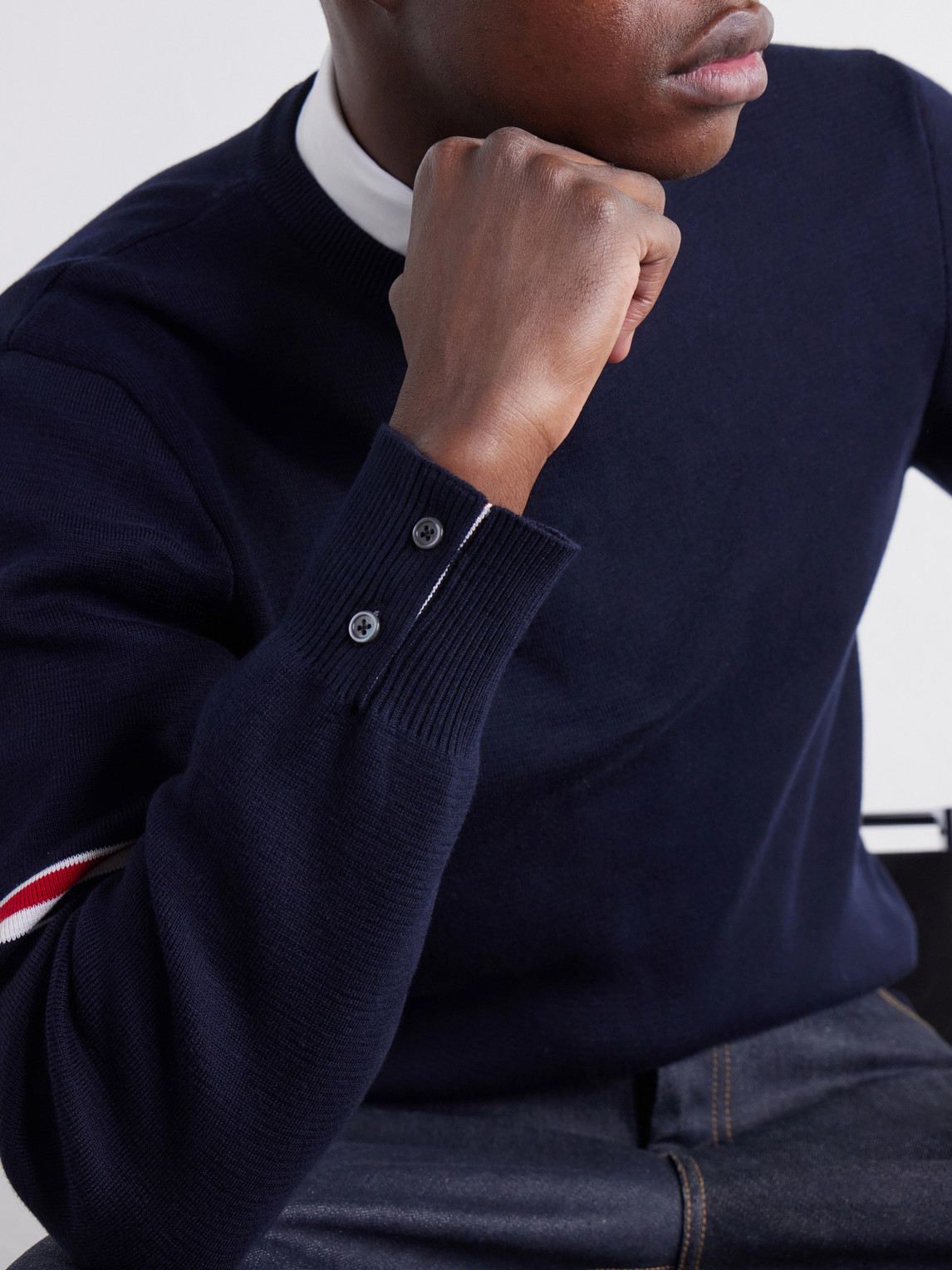 Striped Cotton Sweater