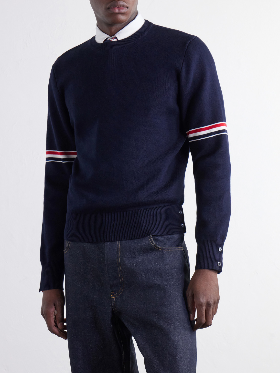 Striped Cotton Sweater