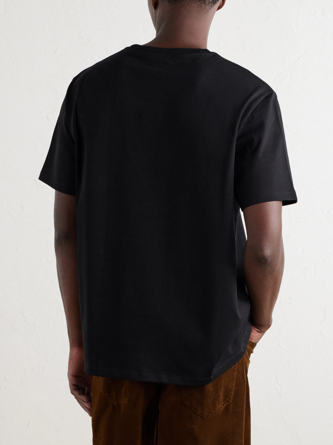 Anagram-Embroidered Cotton-Jersey T-Shirt