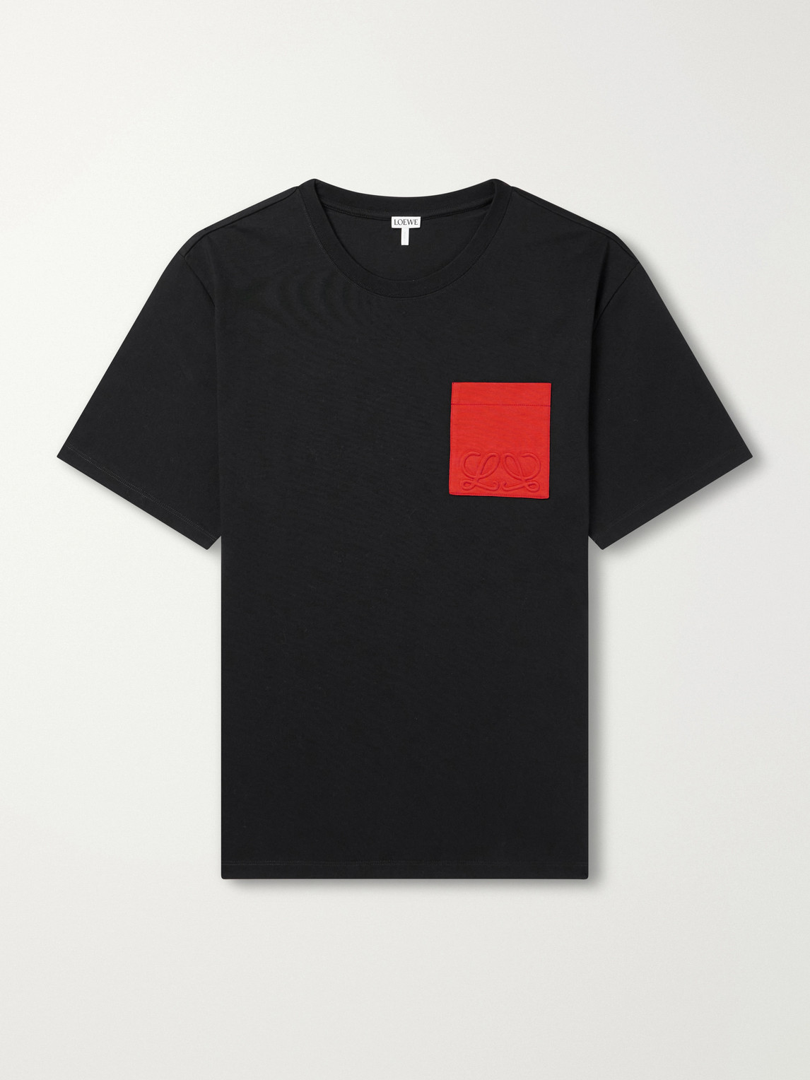 Anagram-Embroidered Cotton-Jersey T-Shirt