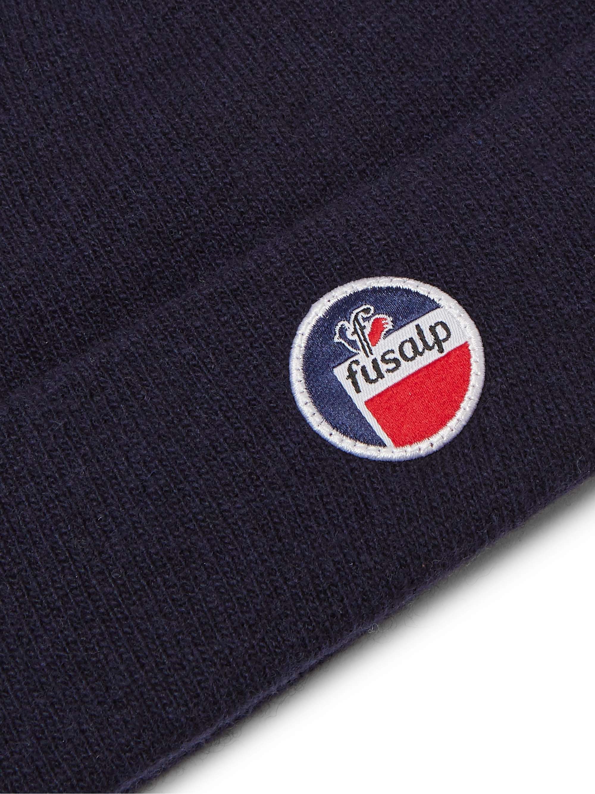 FUSALP Styx Logo-Appliquéd Wool and Cashmere-Blend Beanie