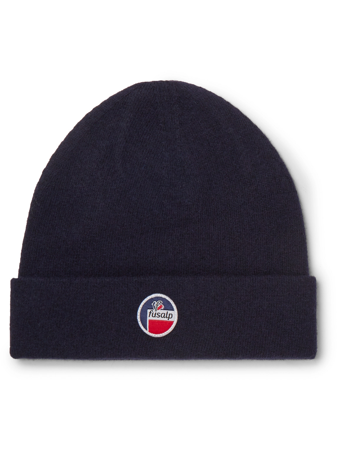 Fusalp Styx Logo-appliquéd Wool And Cashmere-blend Beanie In Blue