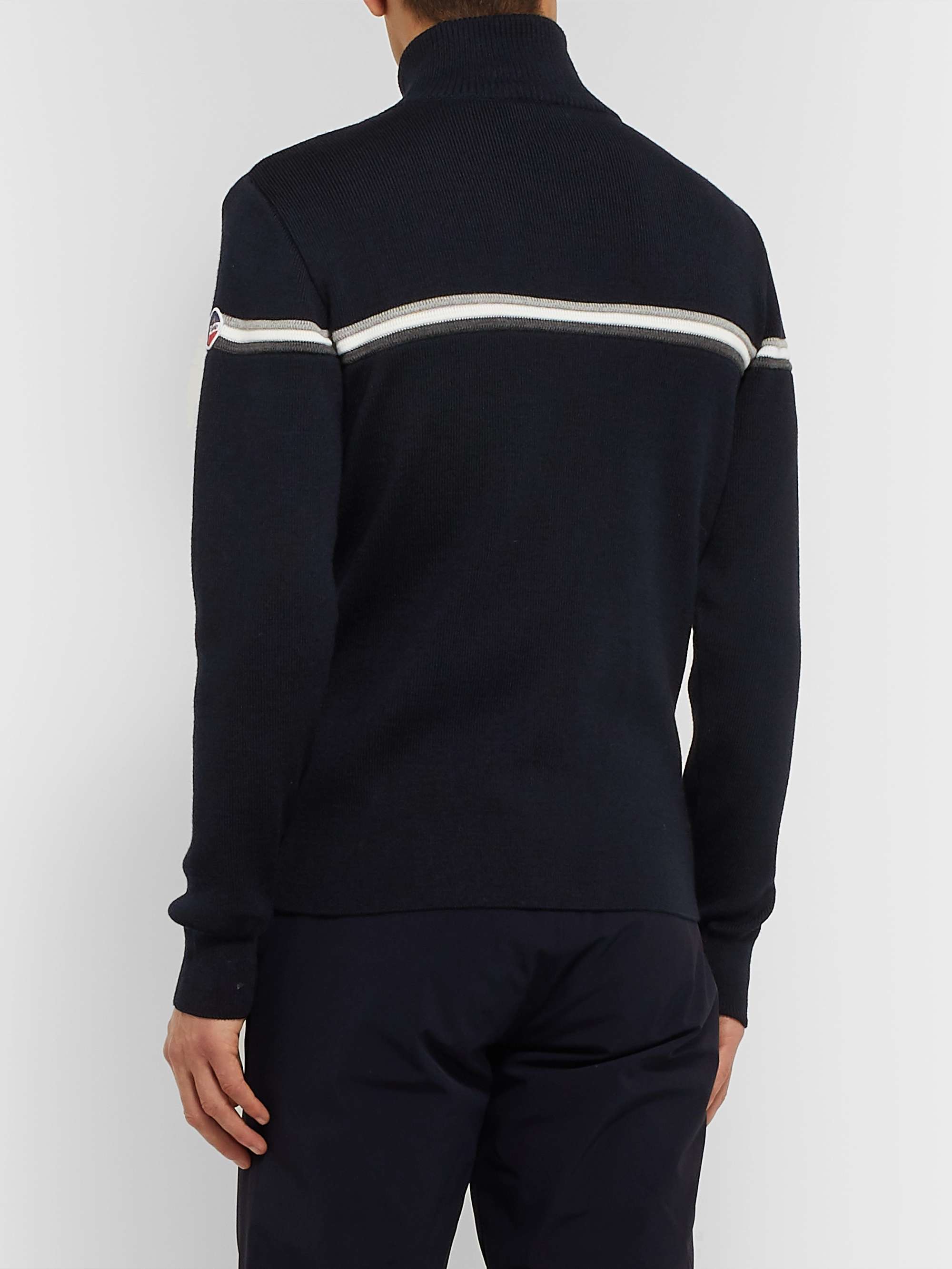 FUSALP Wengen II Slim-Fit Merino Wool Zip-Up Ski Mid-Layer