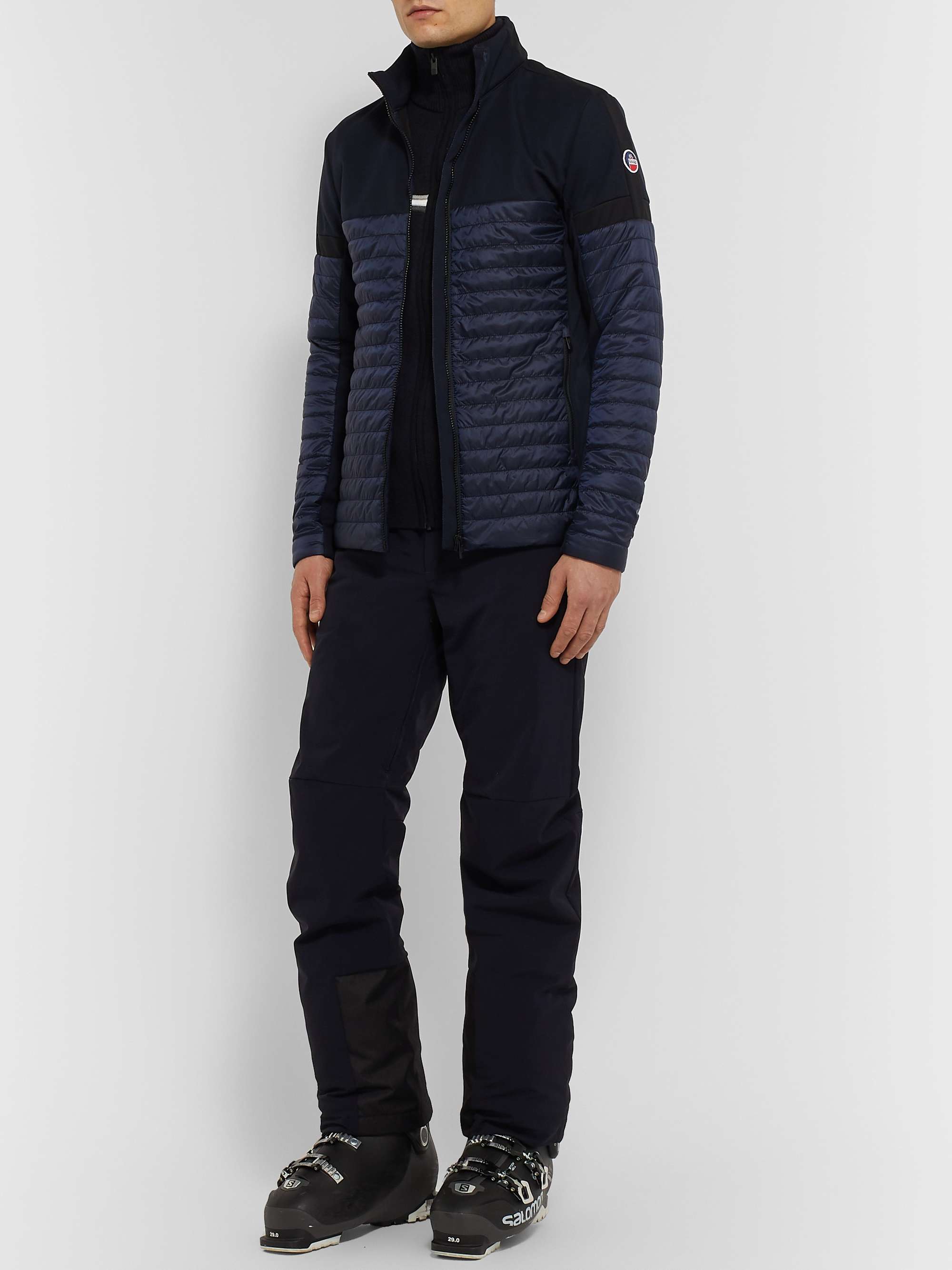 FUSALP Wengen II Slim-Fit Merino Wool Zip-Up Ski Mid-Layer