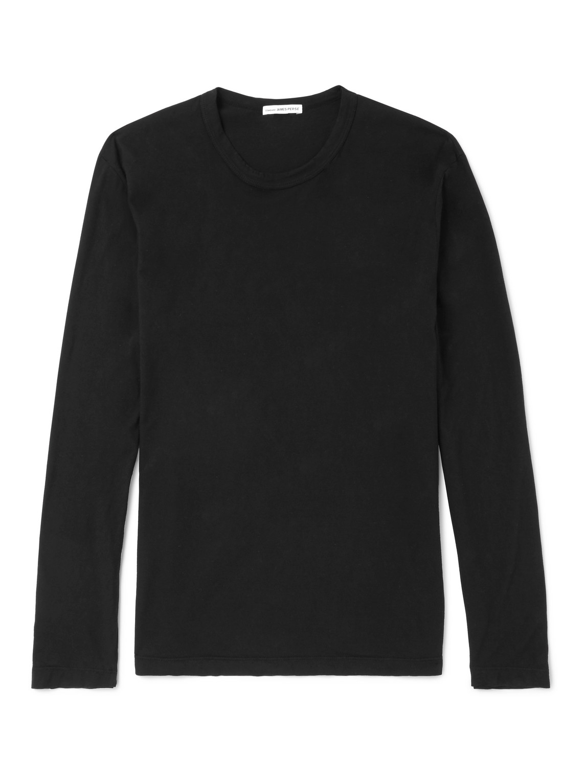 Shop James Perse Cotton-jersey T-shirt In Black