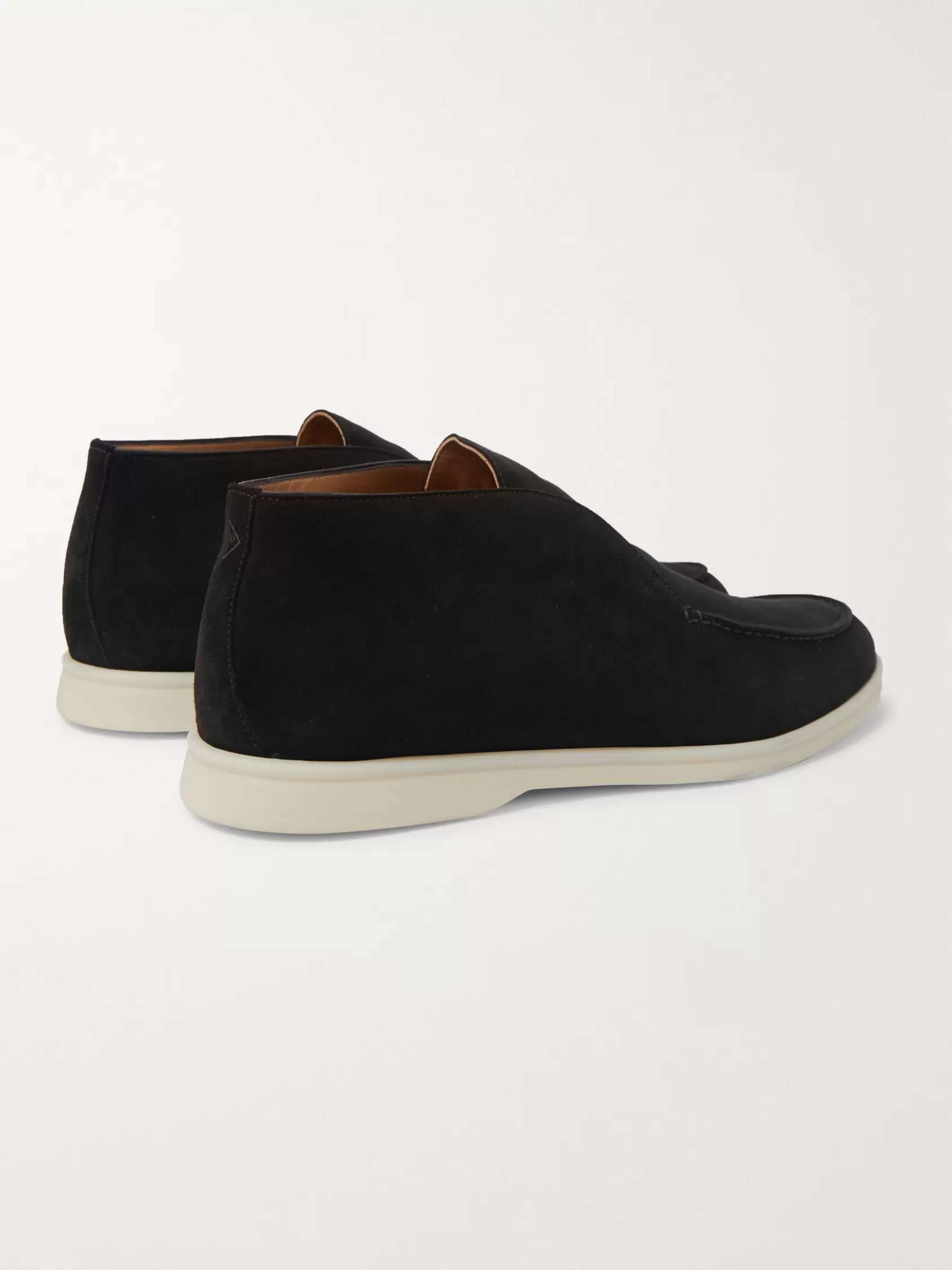 LORO PIANA Open Walk Suede Boots