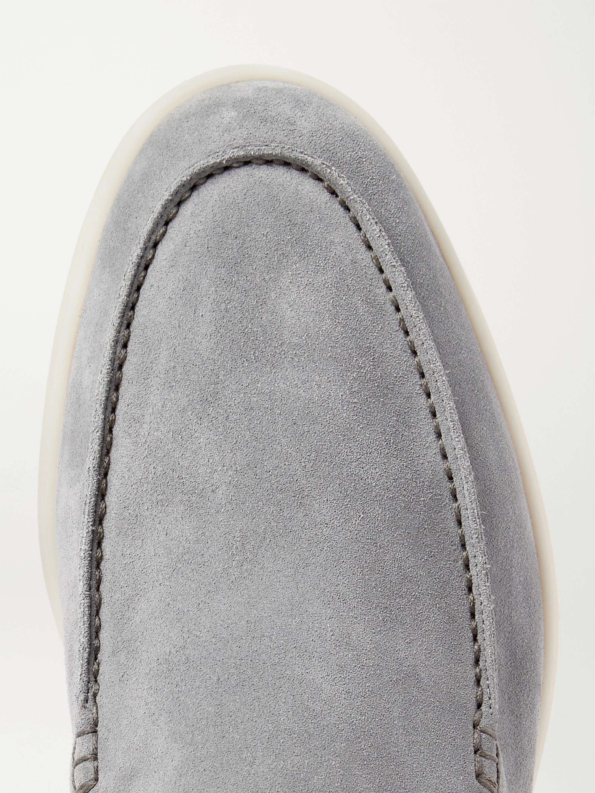 LORO PIANA Summer Walk Suede Loafers
