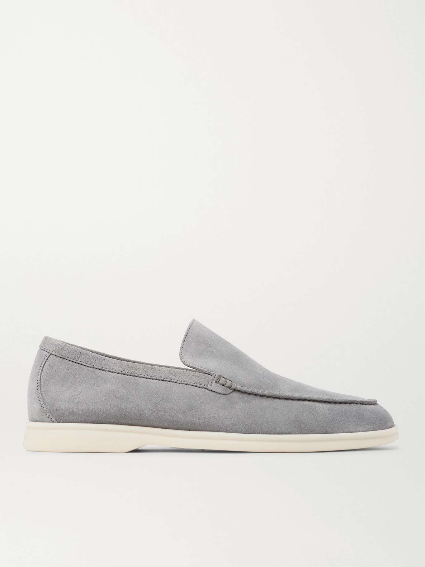 LORO PIANA Summer Walk Suede Loafers for Men | MR PORTER