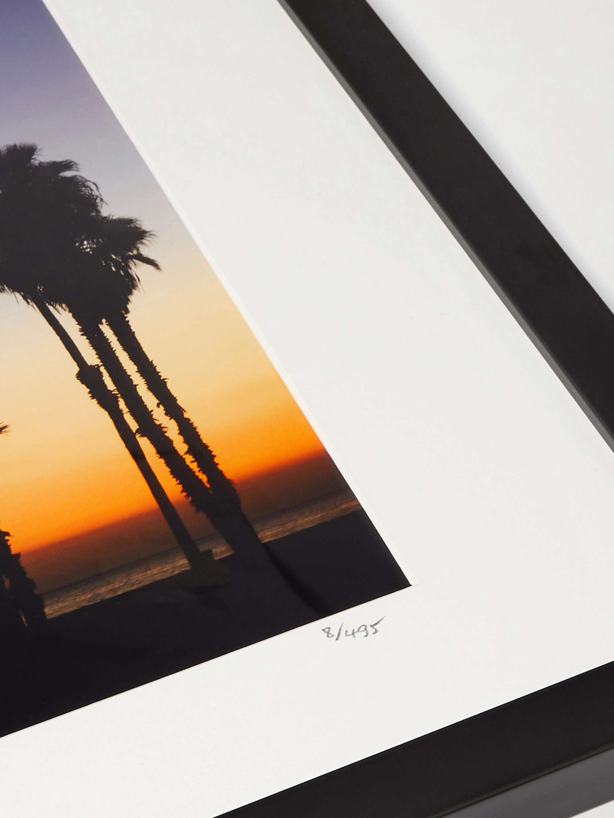 SONIC EDITIONS Framed 2018 Stephen Albanese LA Sunset Print, 16" x 20"