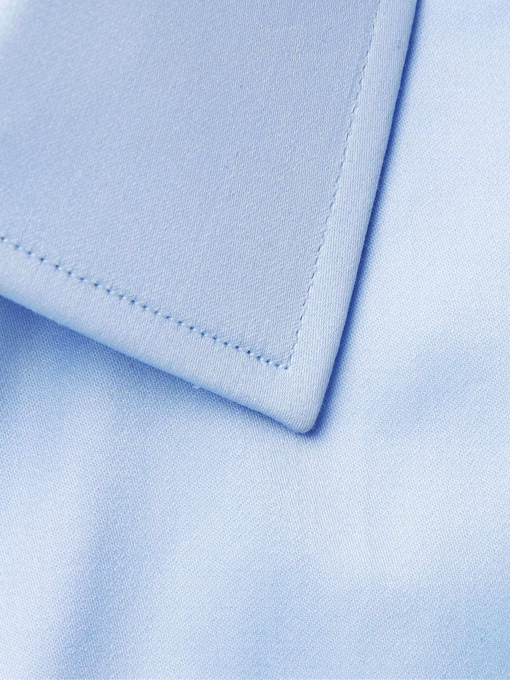 CHARVET Light-Blue Slim-Fit Cotton Shirt