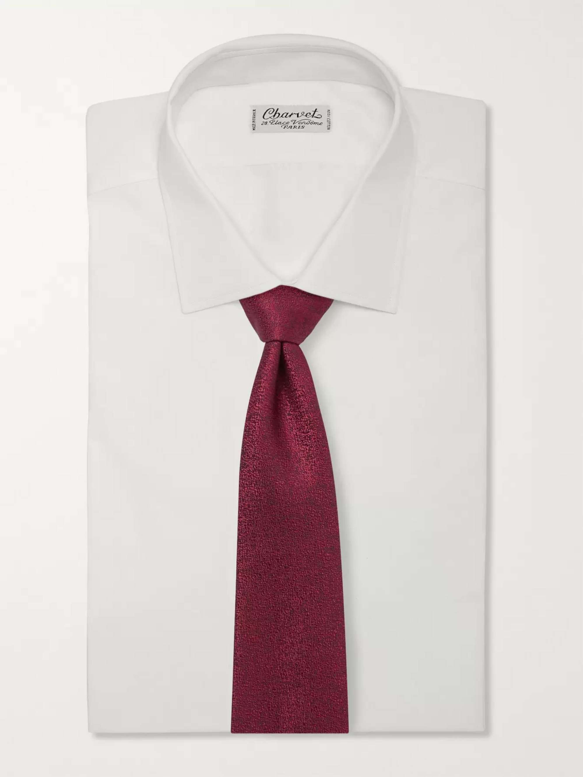 CHARVET 7.5cm Silk and Wool-Blend Tie