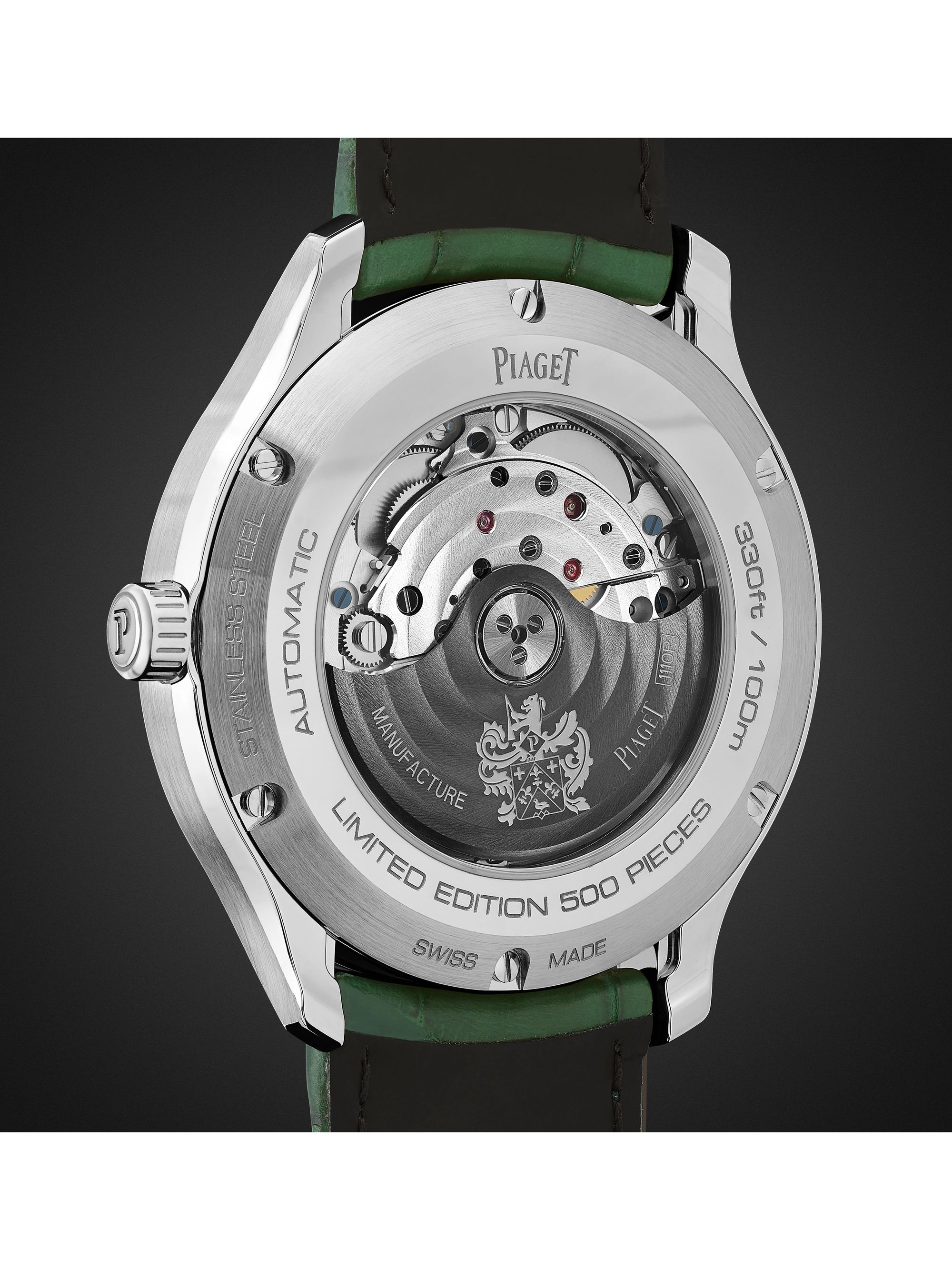 PIAGET Polo S Limited Edition Automatic 42mm Stainless Steel and Alligator Watch, Ref. No. G0A44001
