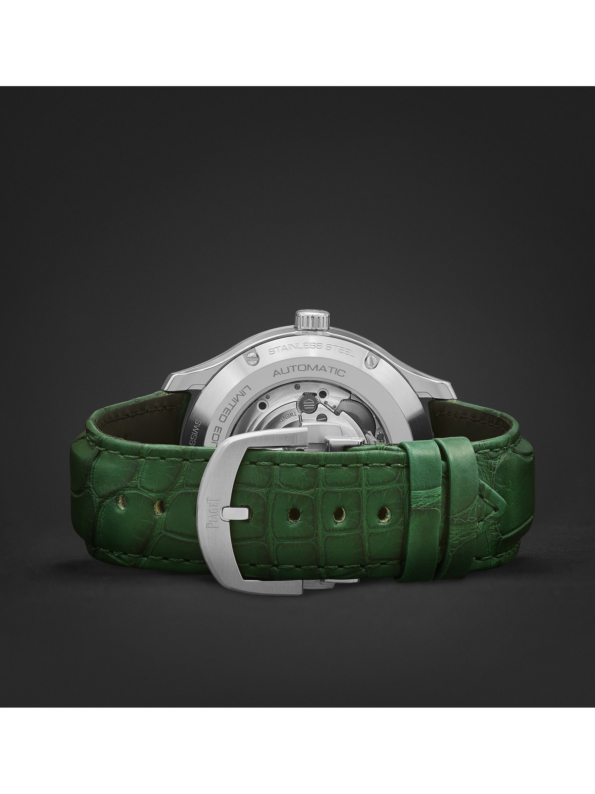 Polo S Limited Edition Automatic 42mm Stainless Steel and Alligator Watch Ref. No. G0A44001