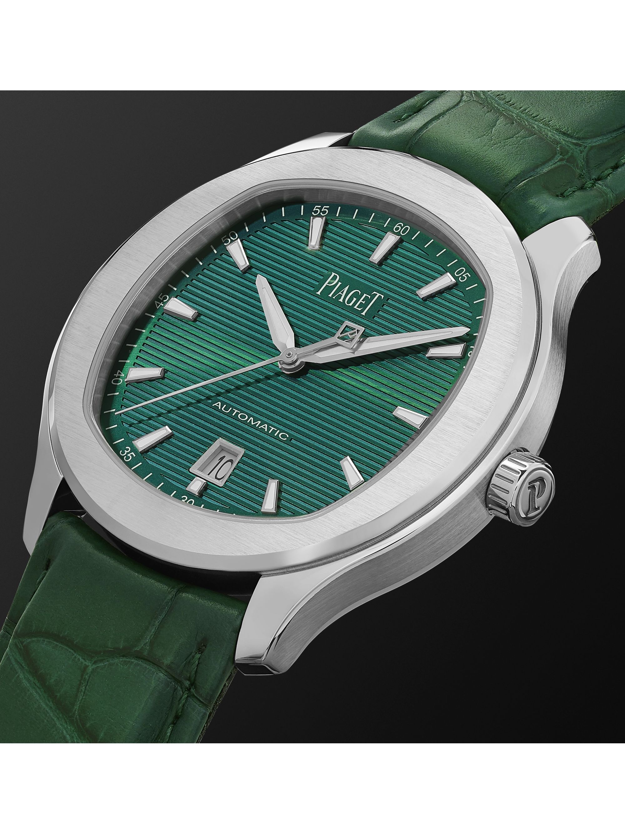 PIAGET Polo S Limited Edition Automatic 42mm Stainless Steel and Alligator Watch, Ref. No. G0A44001