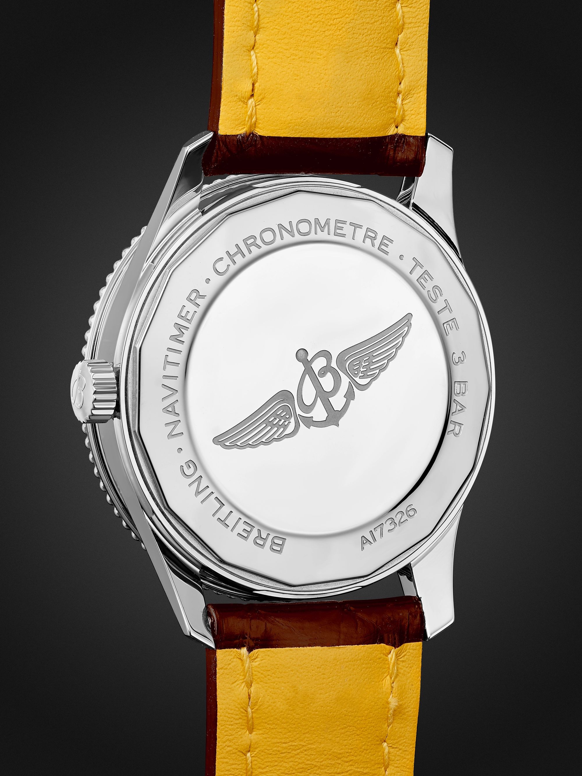 BREITLING Navitimer Automatic 41mm Stainless Steel and Alligator Watch, Ref. No. A17326211C1P2