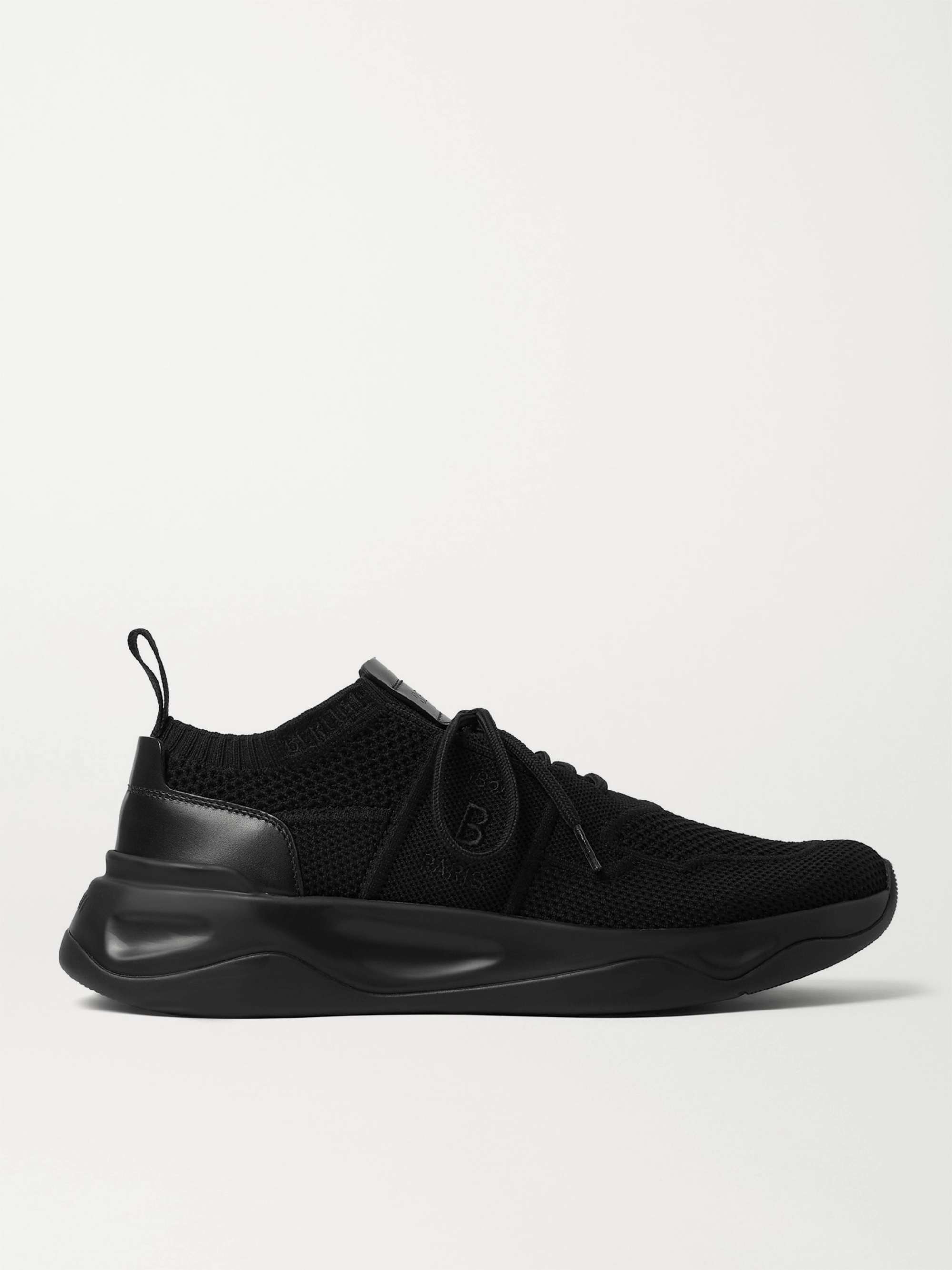 Shadow Knit And Leather Sneaker