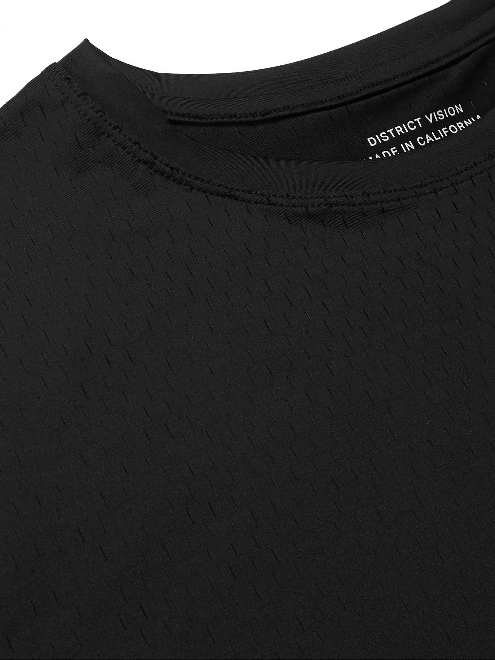DISTRICT VISION Slim-Fit Air-Wear Stretch-Mesh T-Shirt