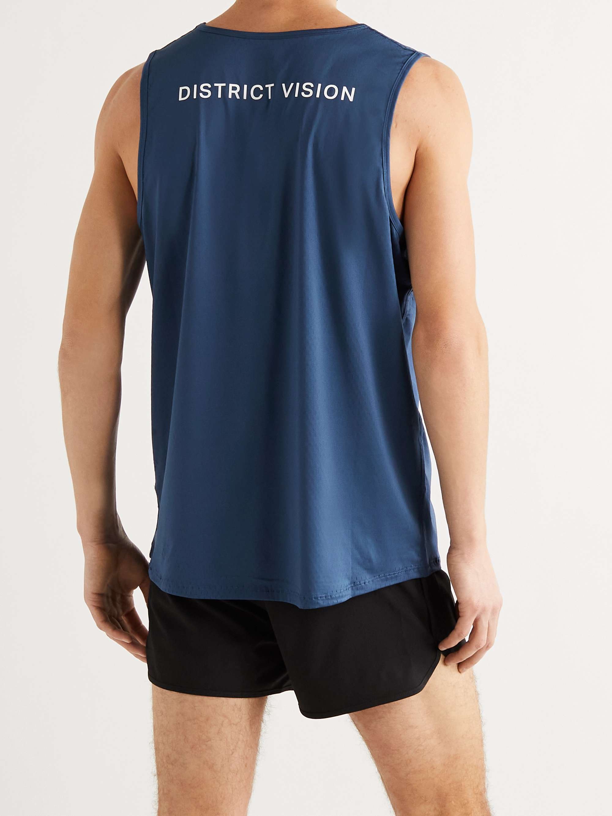 DISTRICT VISION Air-Wear Stretch-Mesh Tank Top