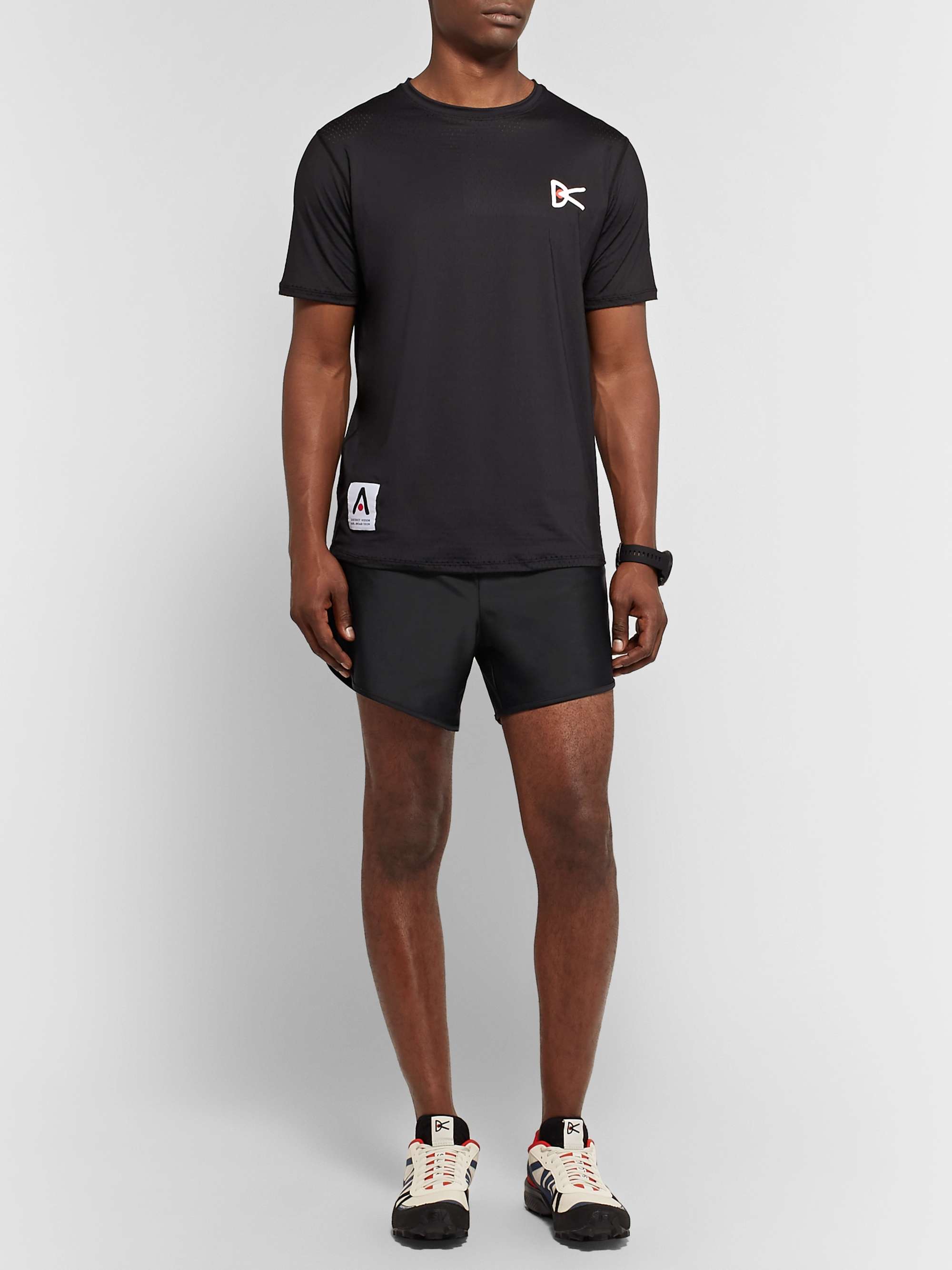 DISTRICT VISION Virasana 7" Slim-Fit Stretch-Shell Shorts