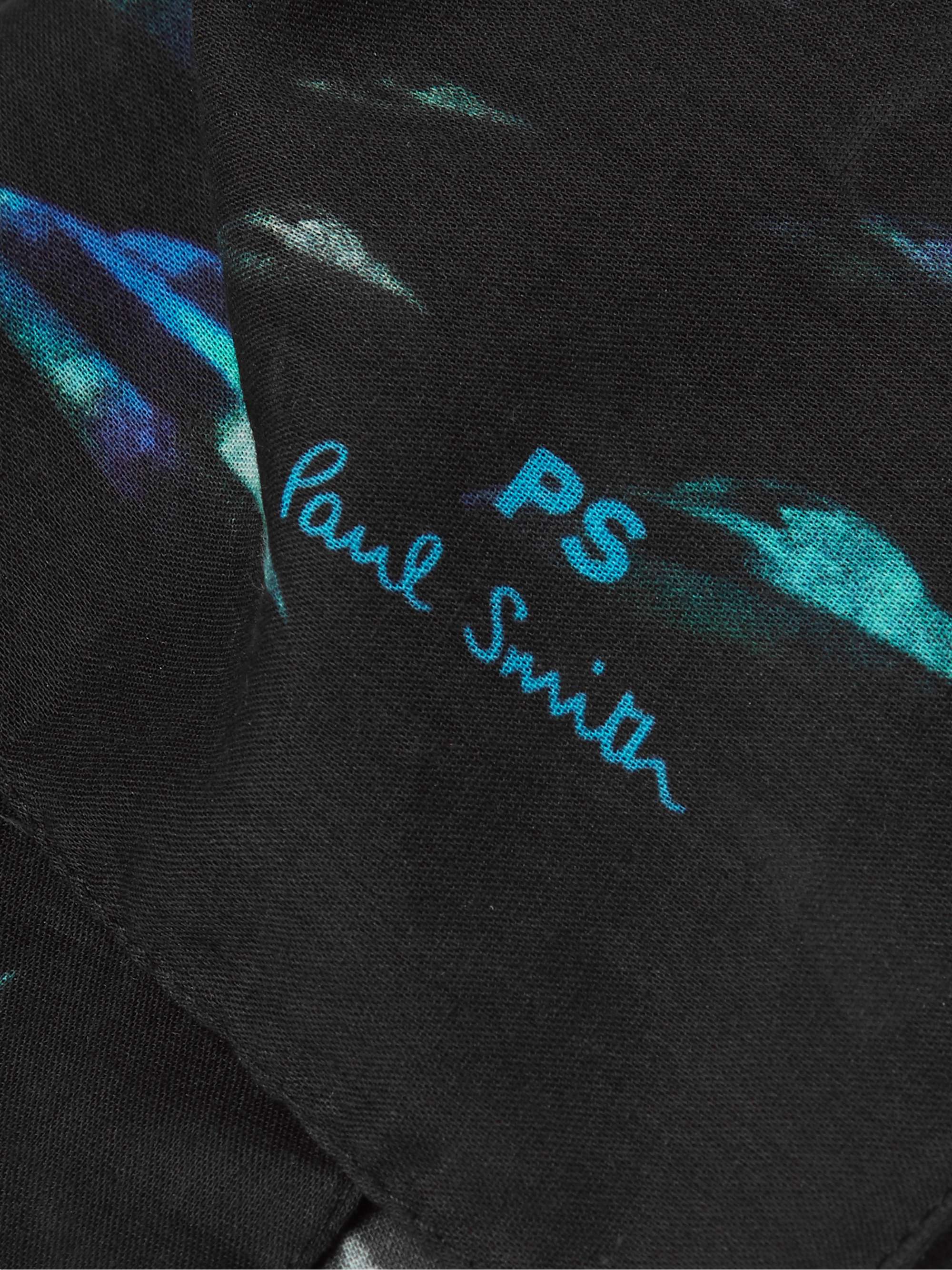 PAUL SMITH Printed Cotton Pocket Square