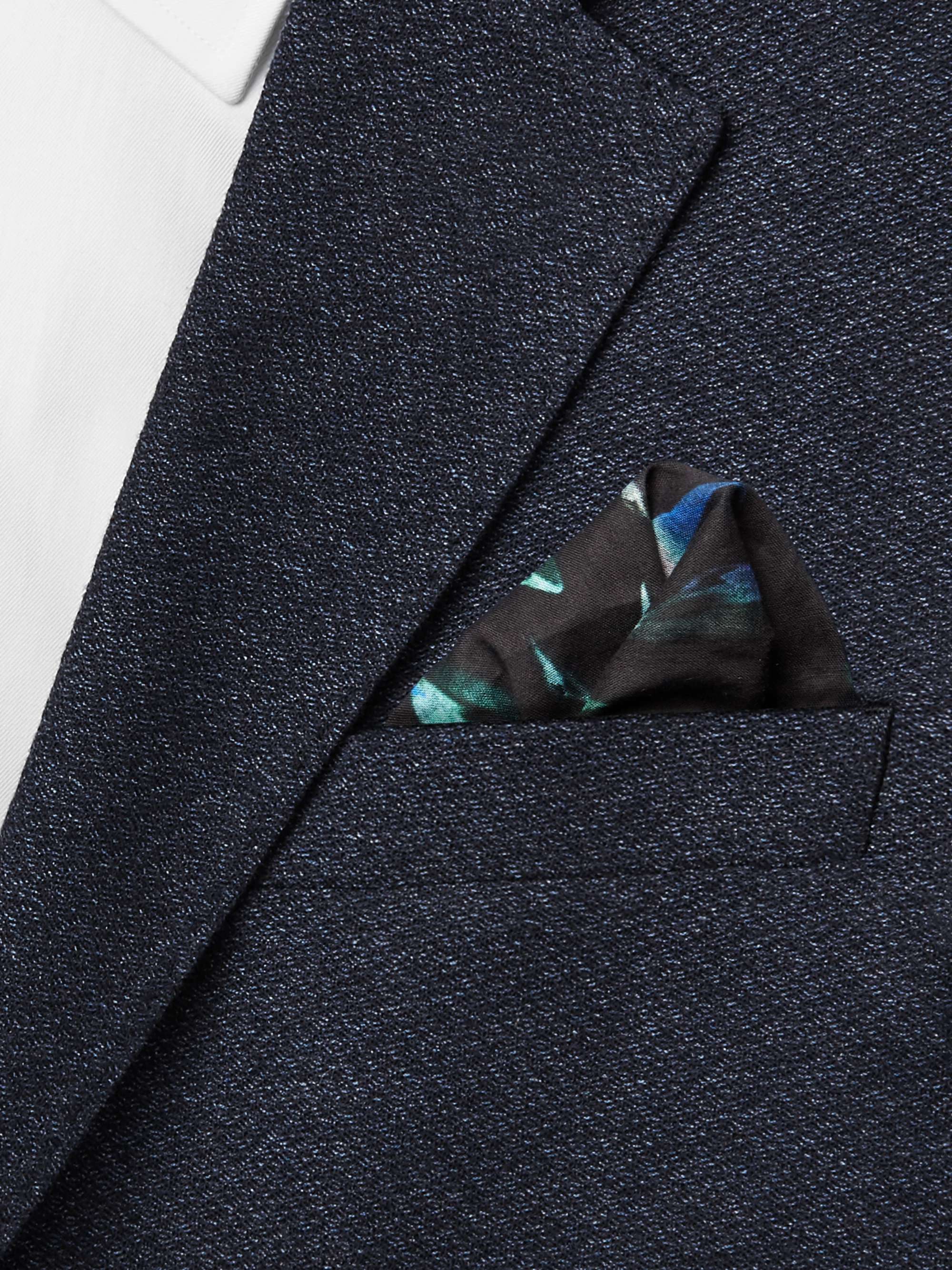 PAUL SMITH Printed Cotton Pocket Square