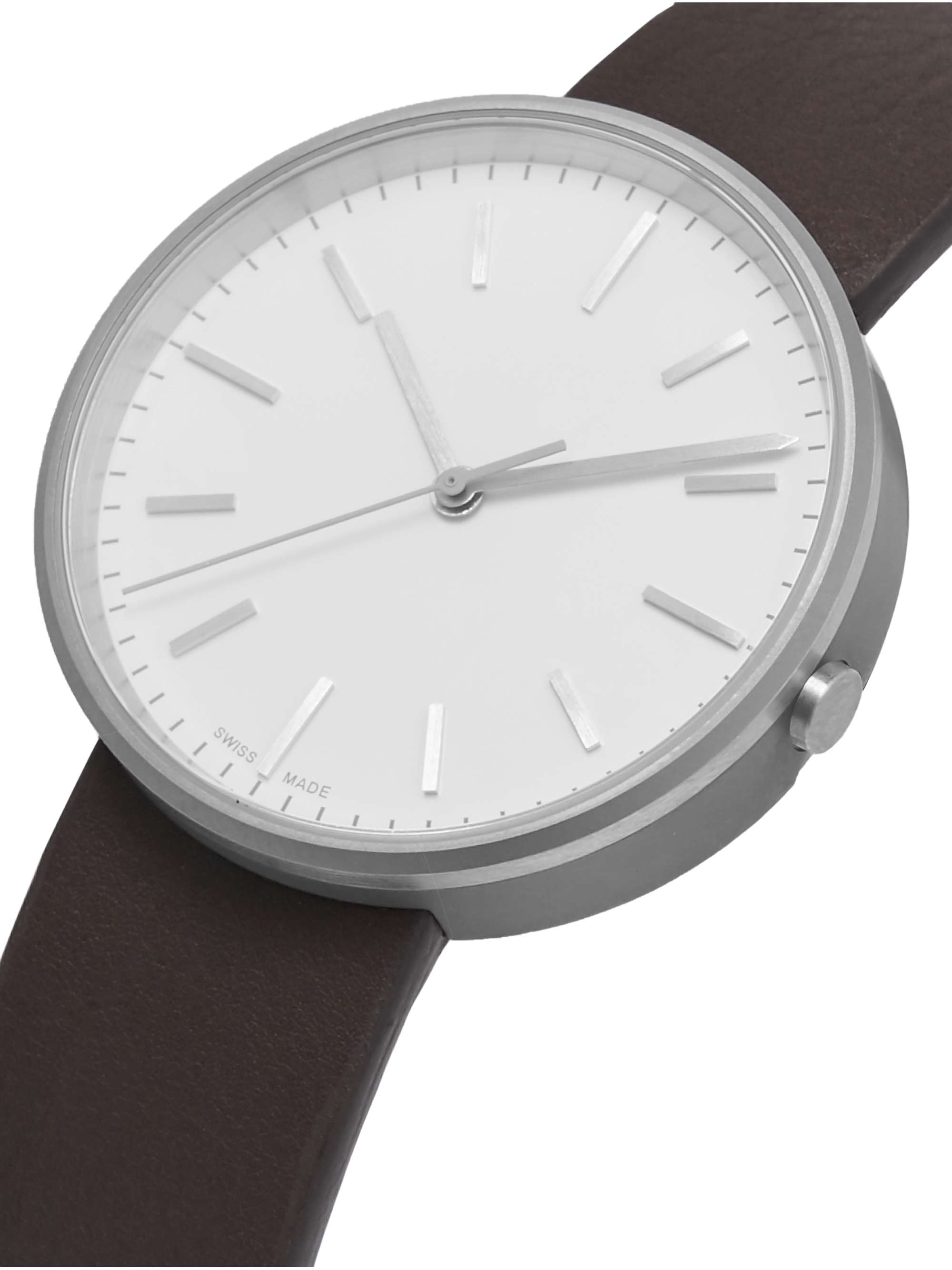 UNIFORM WARES M37 PreciDrive Stainless Steel and Leather Watch