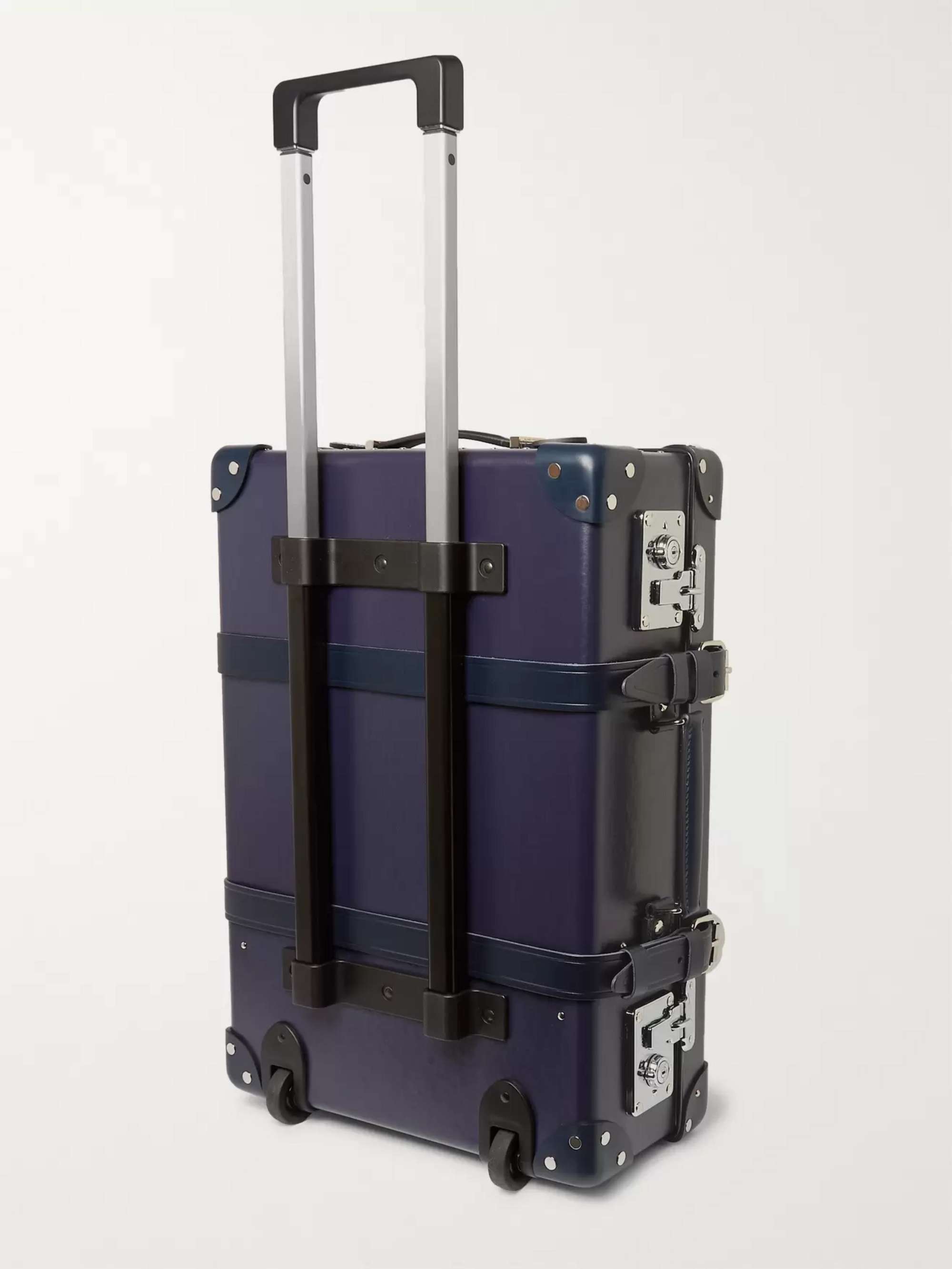 GLOBE-TROTTER 20" Leather-Trimmed Carry-On Suitcase