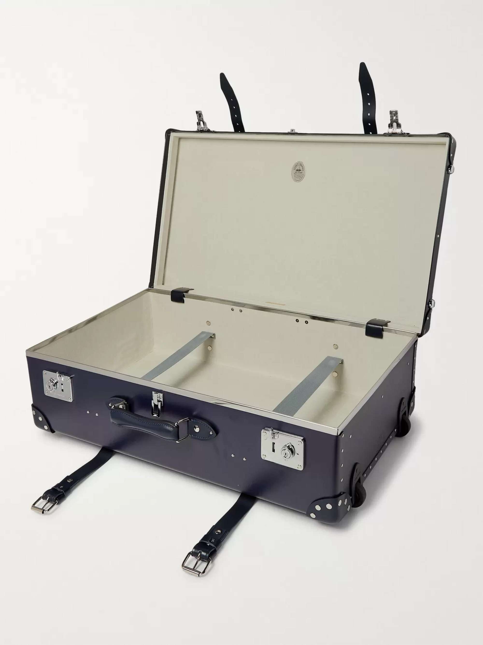GLOBE-TROTTER 30" Leather-Trimmed Trolley Case