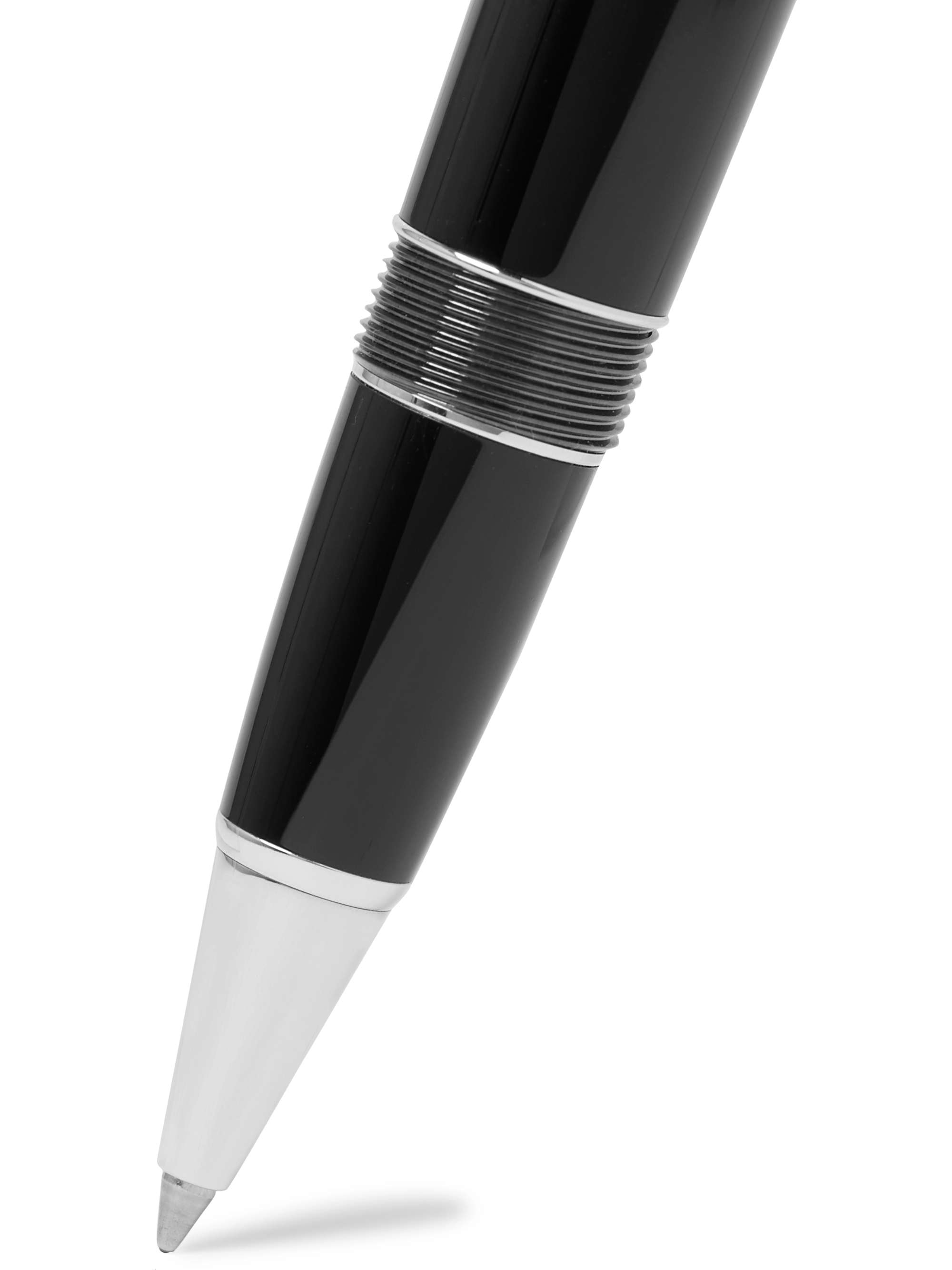 MONTBLANC Meisterstück Glacier LeGrand Resin and Platinum-Plated Rollerball Pen
