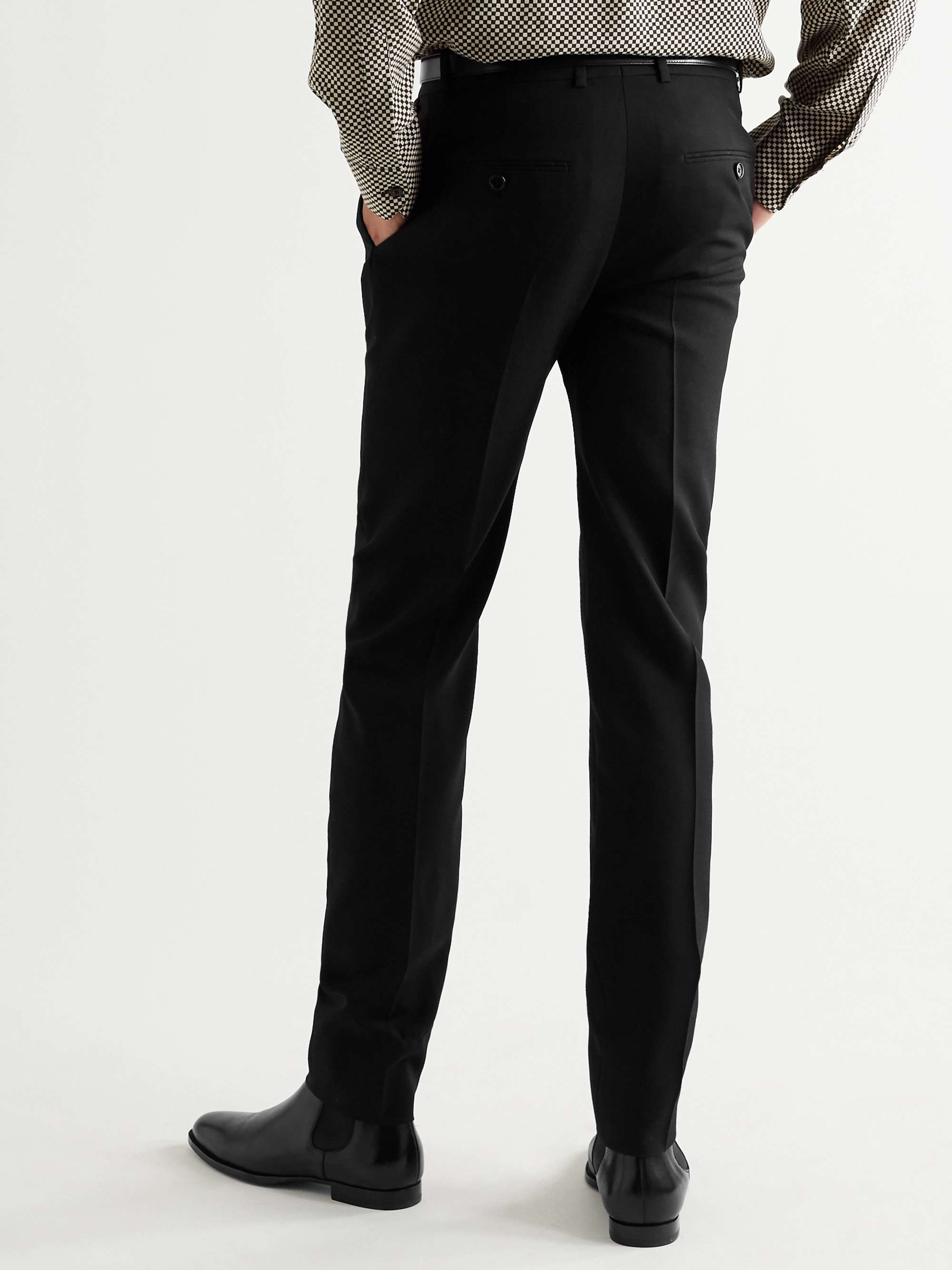 CELINE HOMME Slim-Fit Worsted Wool-Gabardine Suit Trousers