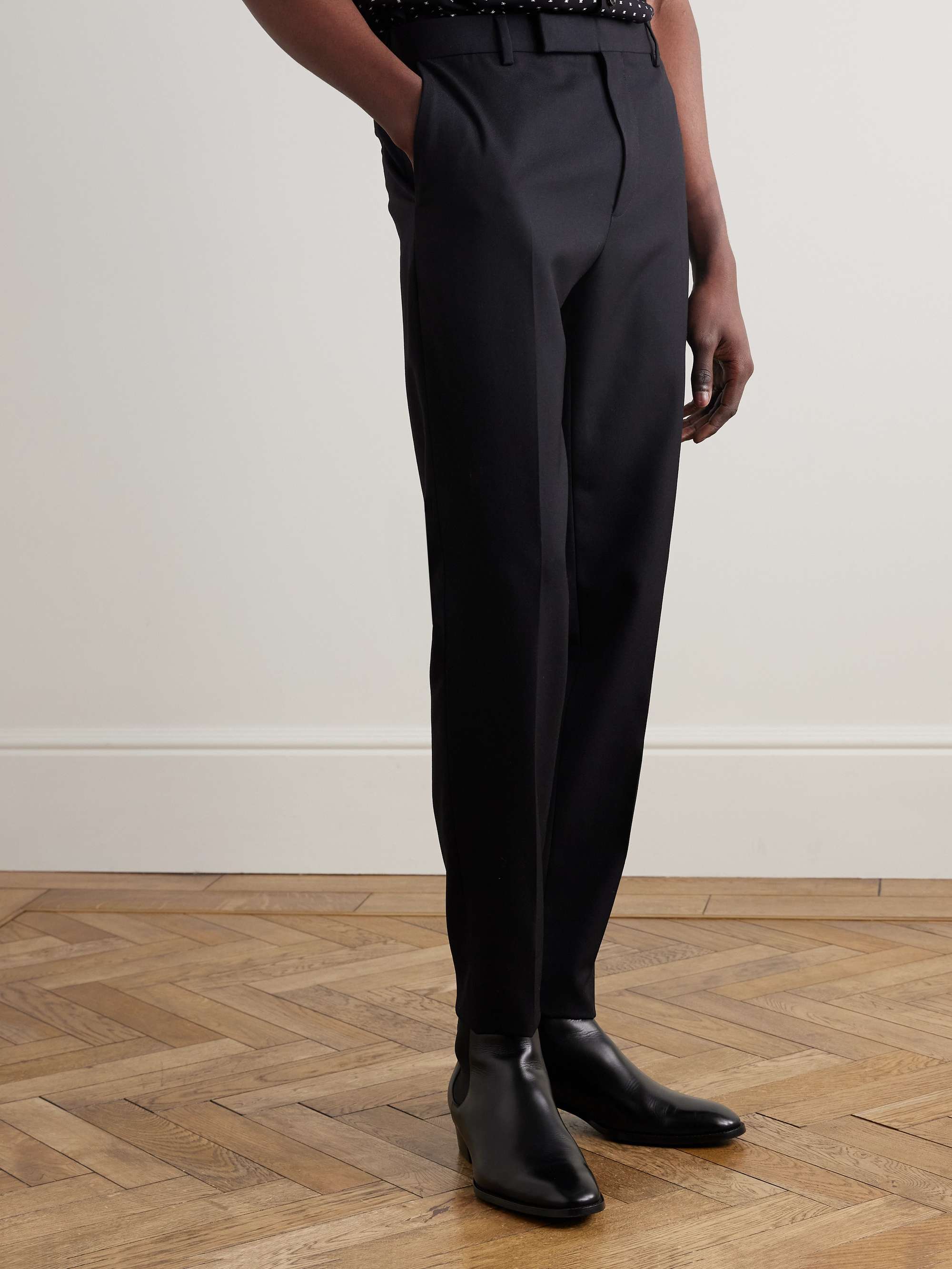 CELINE HOMME Slim-Fit Worsted Wool-Gabardine Suit Trousers