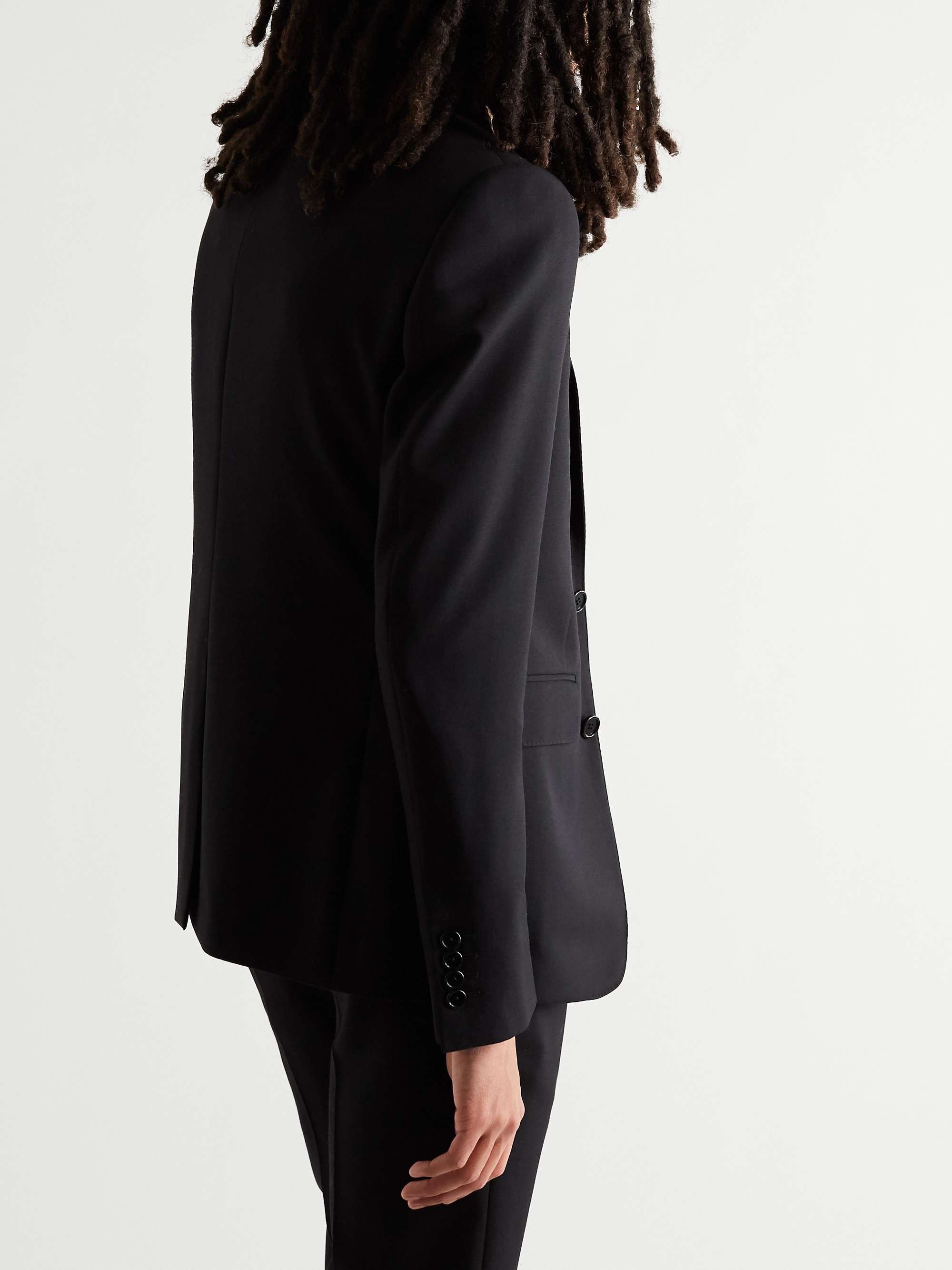 CELINE HOMME Slim-Fit Worsted Wool-Gabardine Suit Jacket