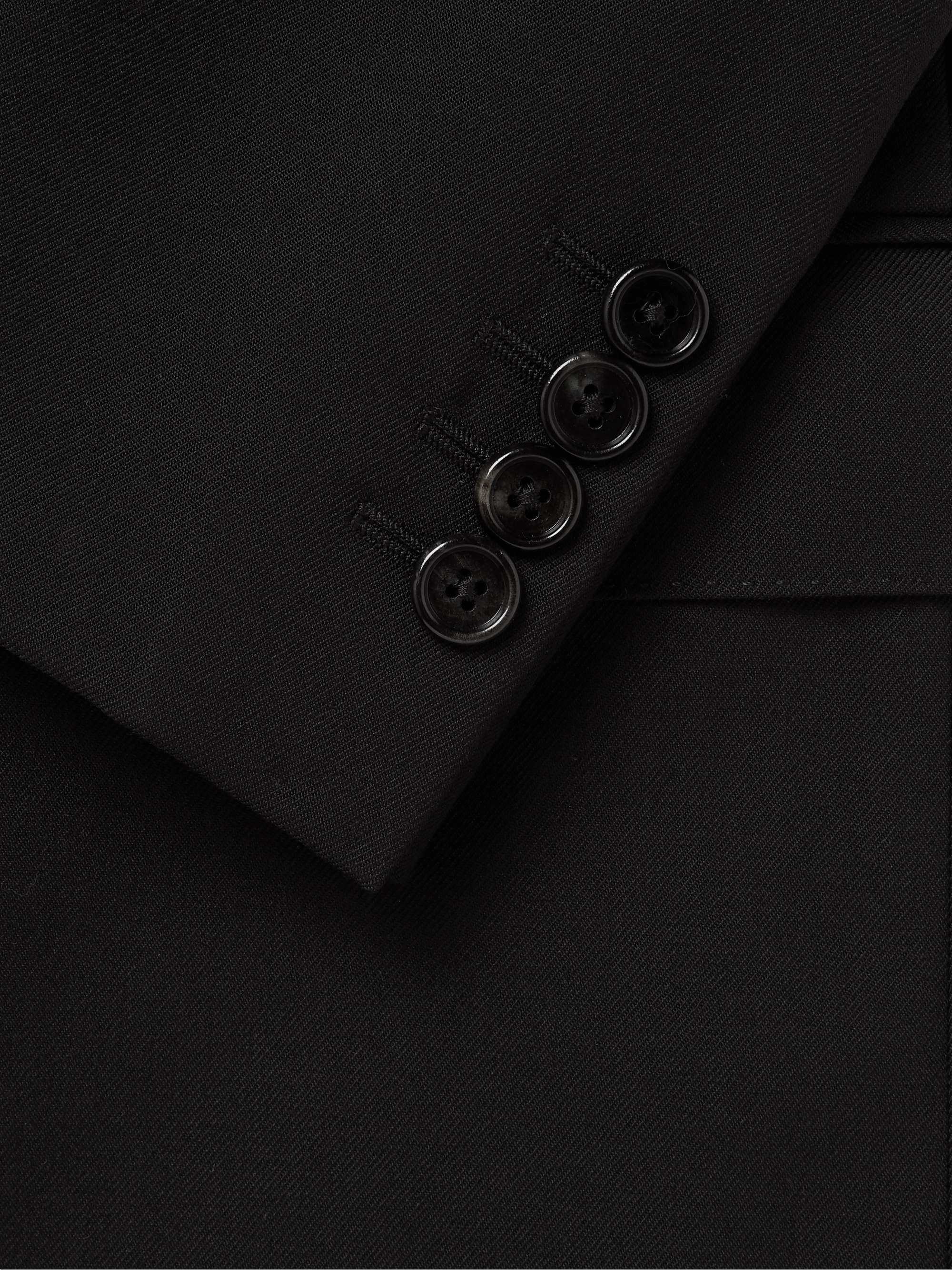 CELINE HOMME Slim-Fit Worsted Wool-Gabardine Suit Jacket