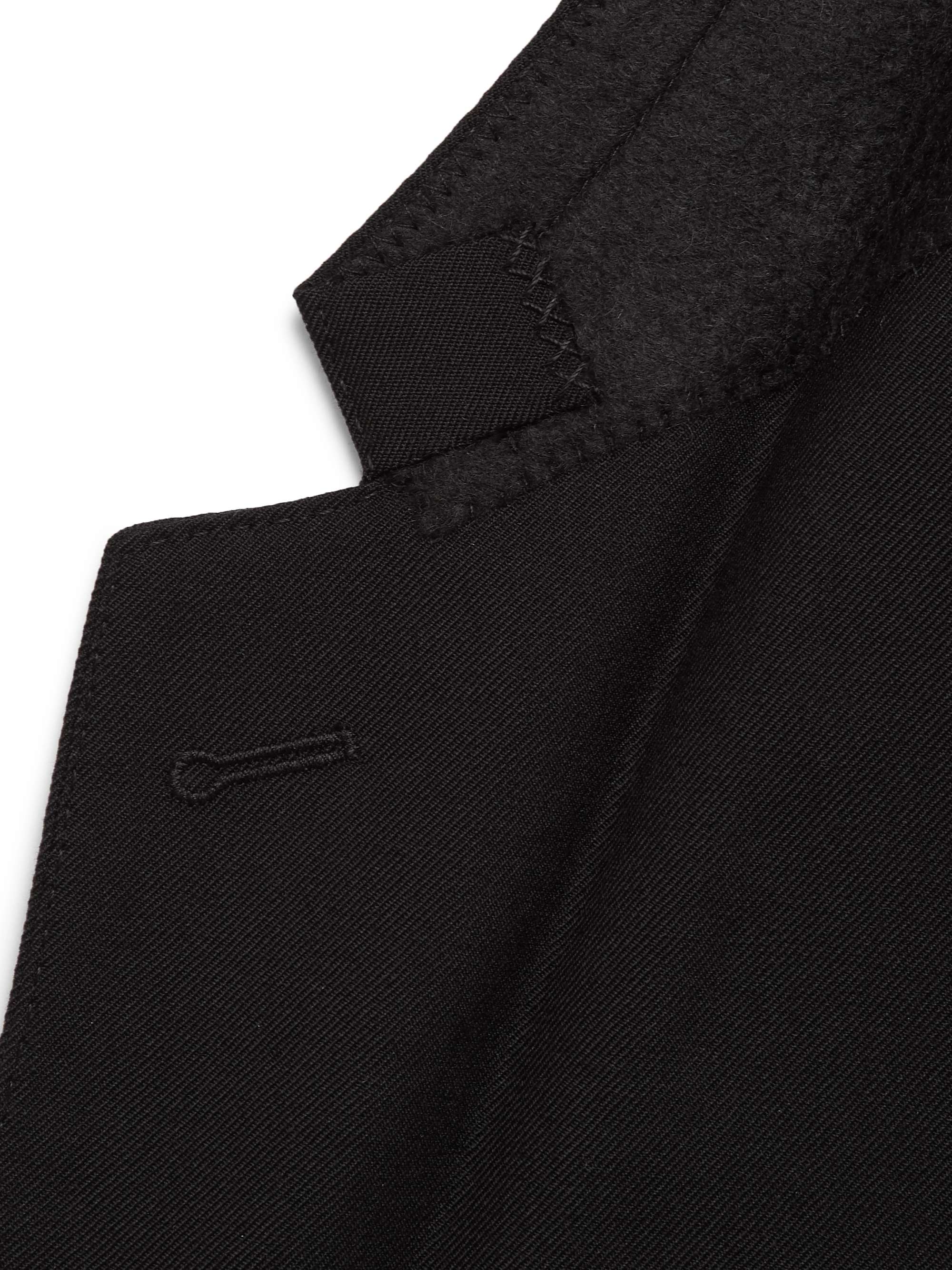 CELINE HOMME Slim-Fit Worsted Wool-Gabardine Suit Jacket