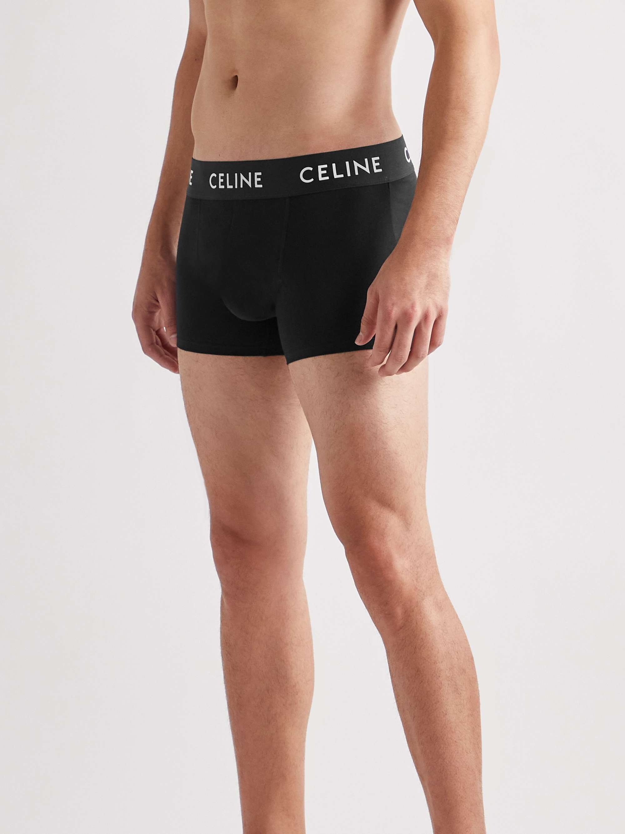 CELINE HOMME Stretch-Cotton Boxer Briefs