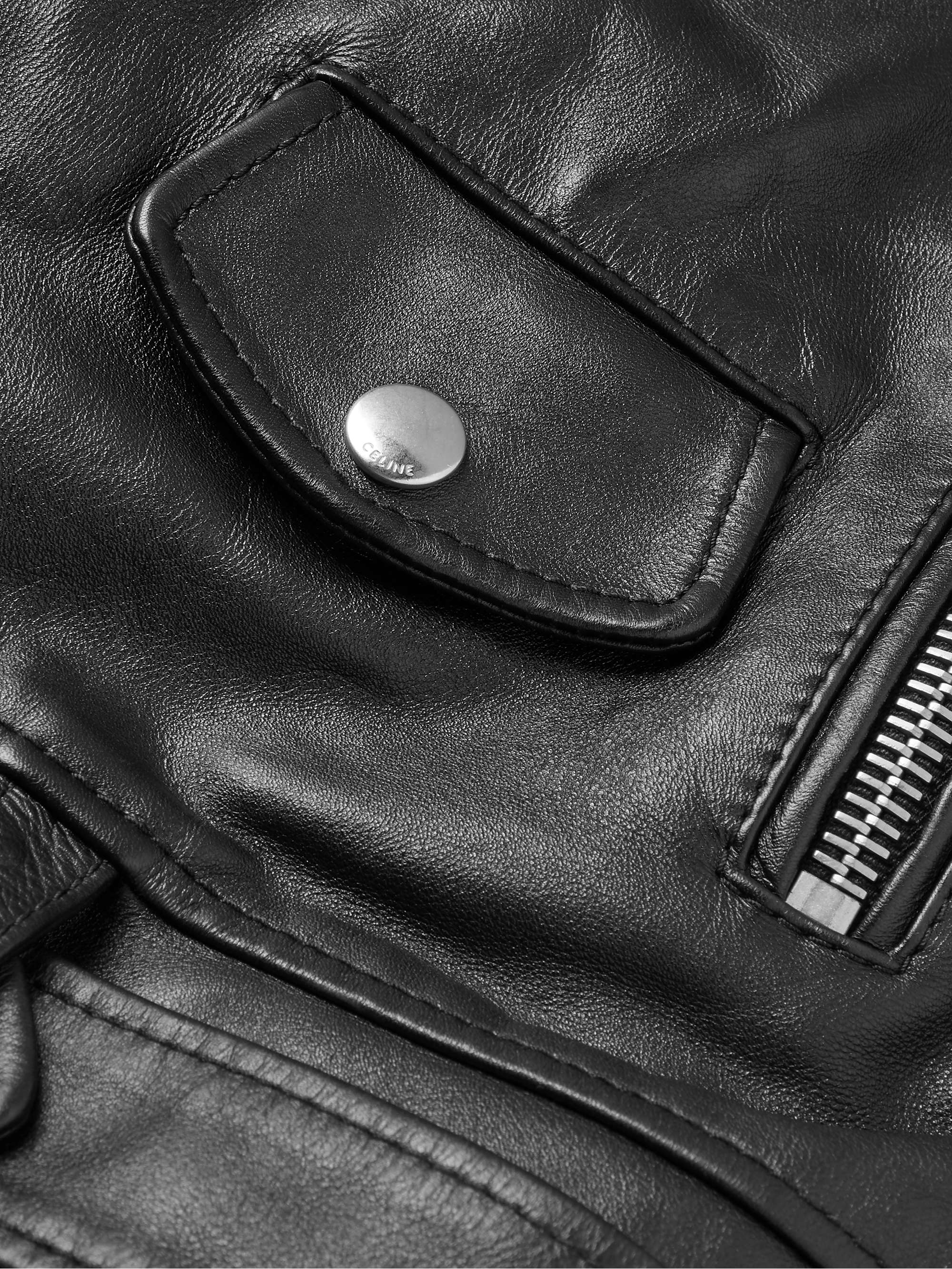 CELINE HOMME Leather Jacket