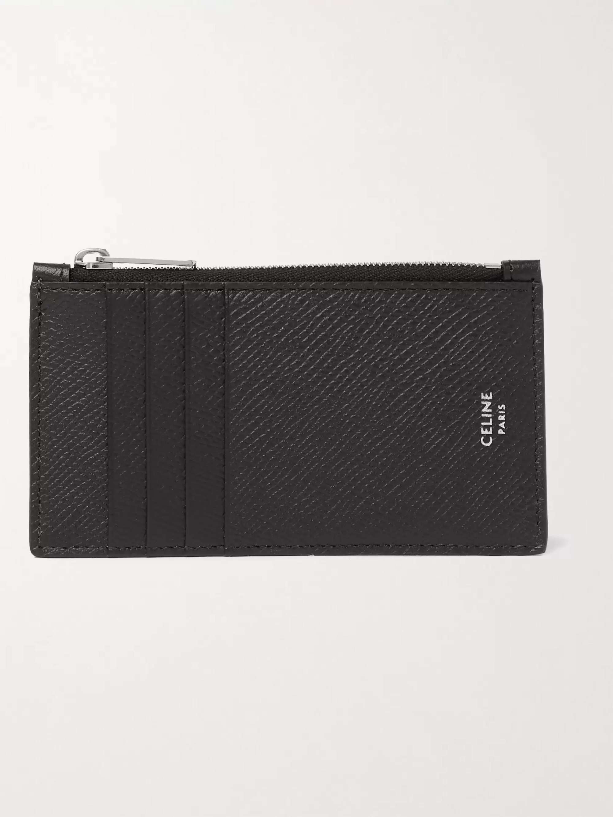 CELINE HOMME Full-Grain Leather Billfold Wallet for Men