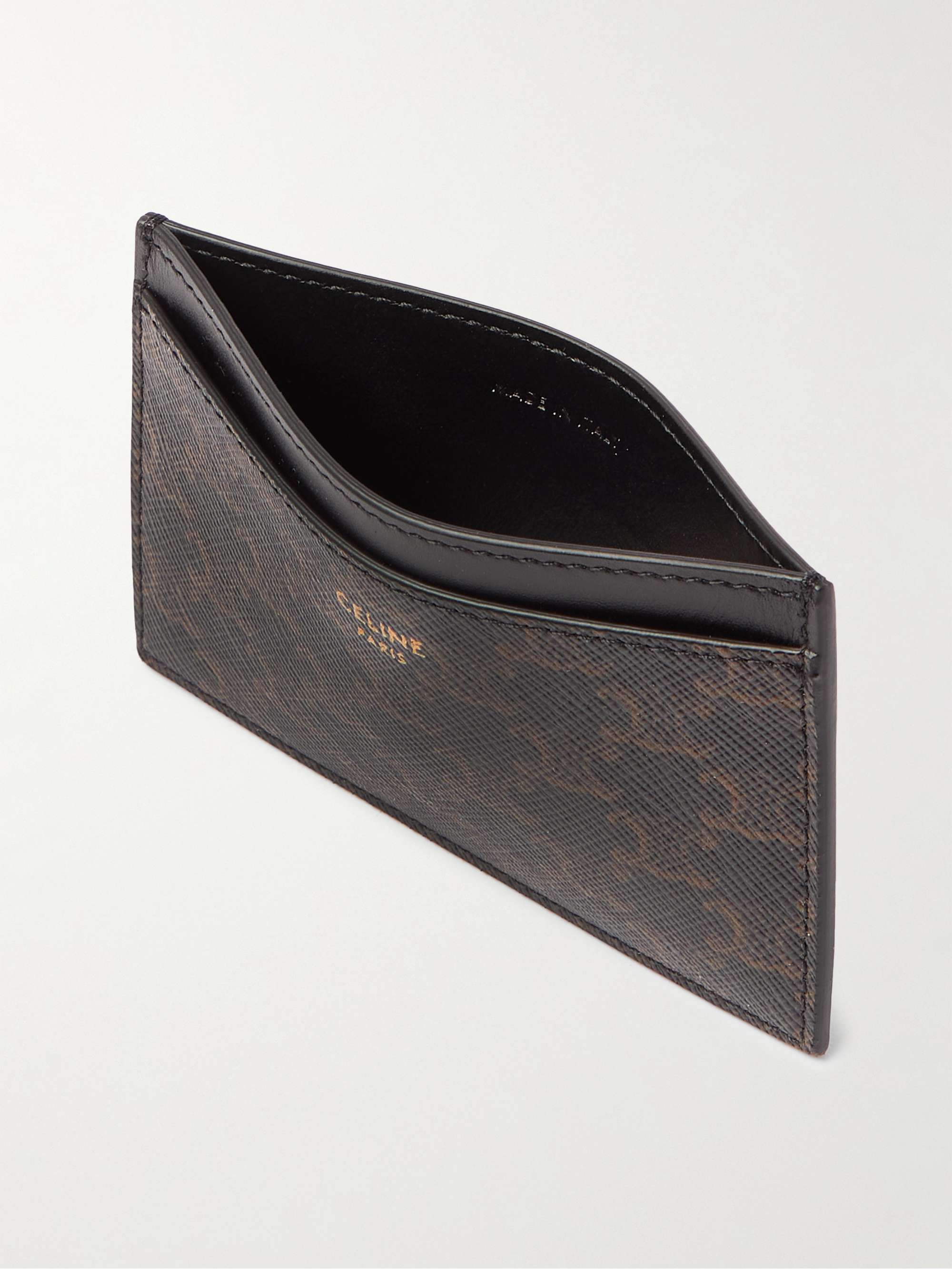 celine card holder triomphe