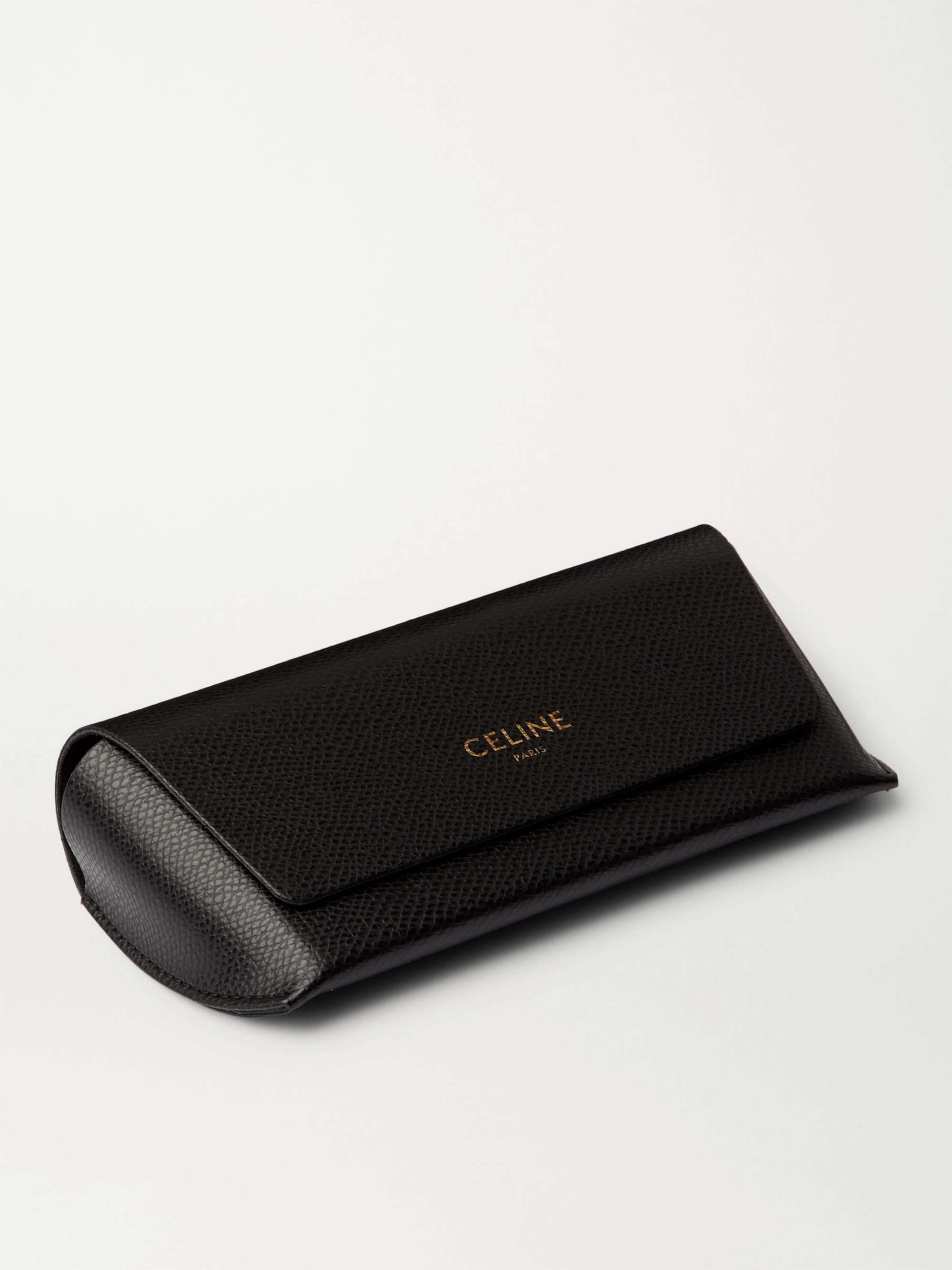 CELINE HOMME Square-Frame Tortoiseshell Acetate Sunglasses